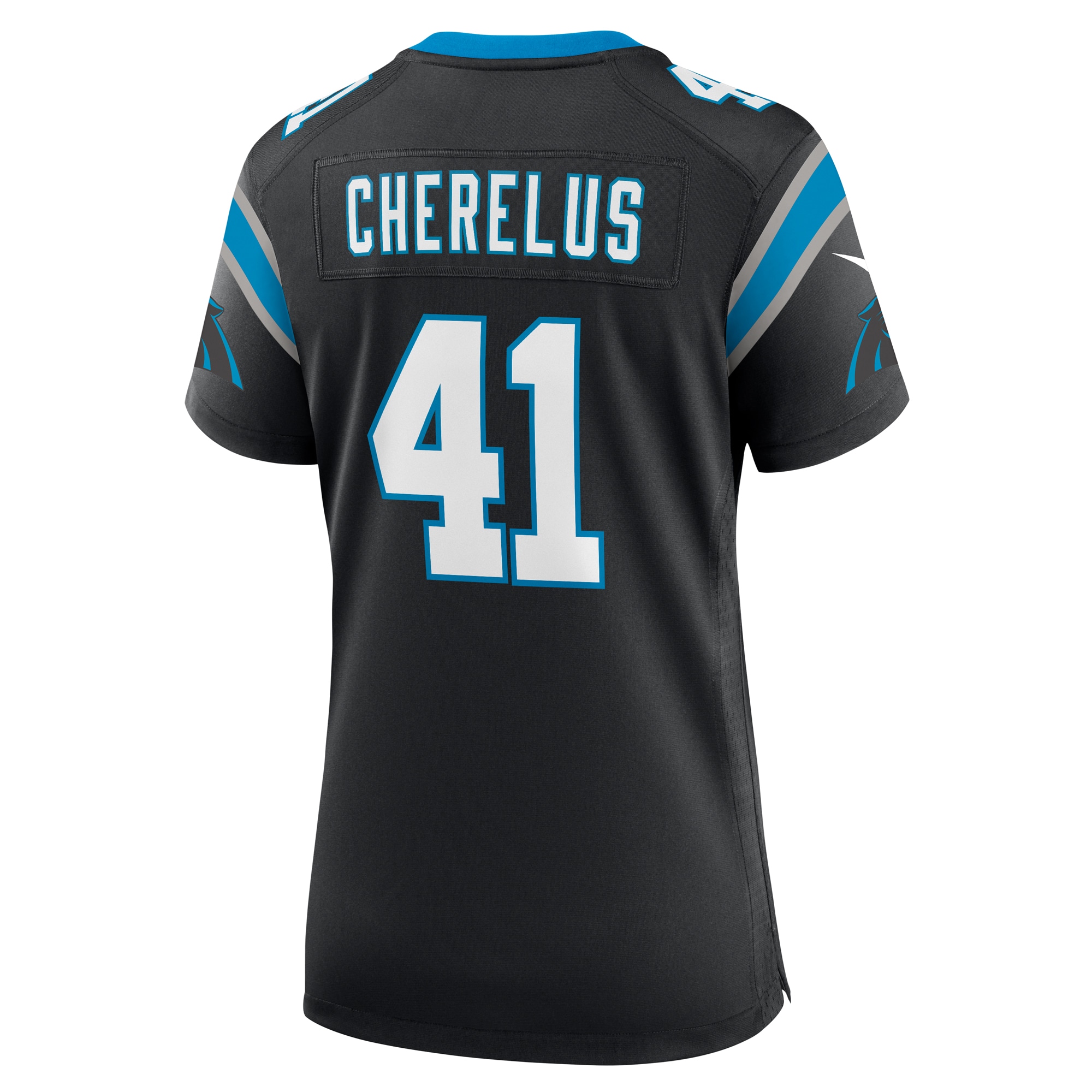 Claudin Cherelus Carolina Panthers Nike Women's Team Game Jersey - Black - vstockx
