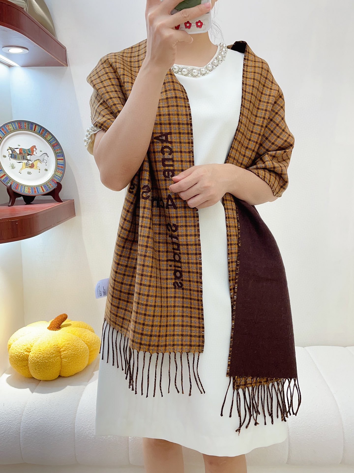 Streetwear Scarf Acne 328856 SIZE:200×30cm - vstockx