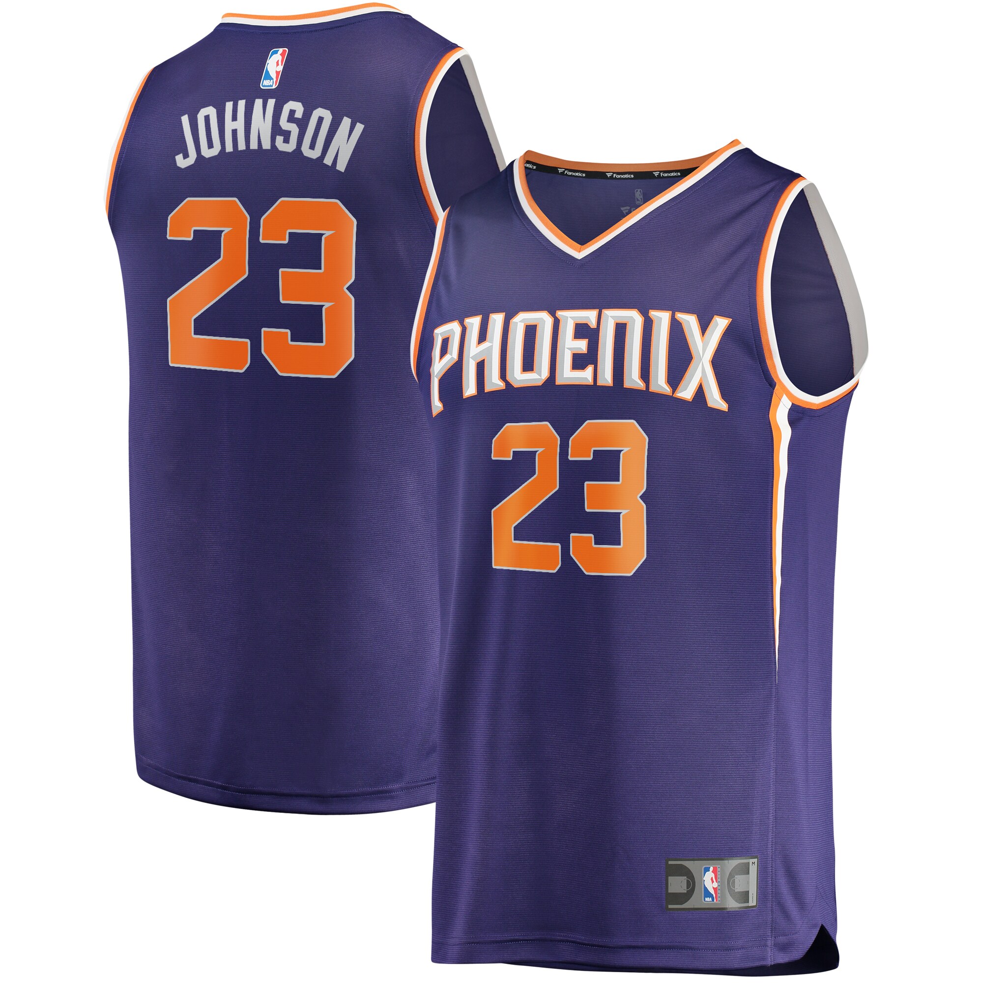 Cameron Johnson Phoenix Suns Fanatics Branded Fast Break Replica Jersey Purple - Icon Edition - vstockx