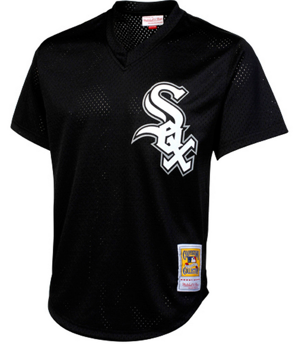 Mitchell & Ness Bo Jackson Chicago White Sox Black 1993 Authentic Cooperstown Collection Batting Practice Jersey - vstockx