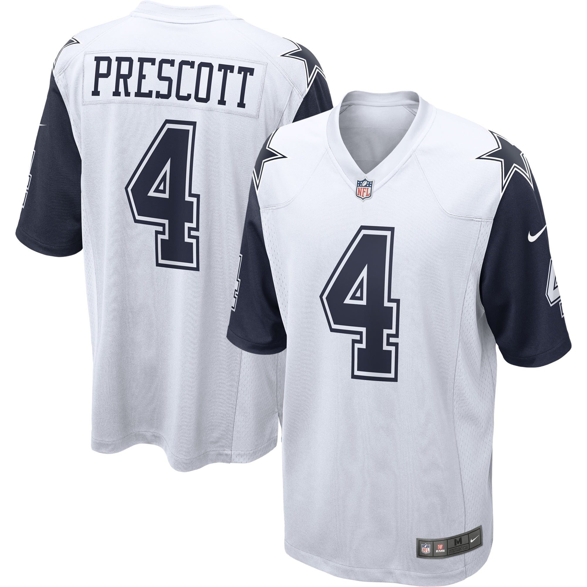 Men's Nike Dak Prescott White Dallas Cowboys Alternate Game Jersey - vstockx