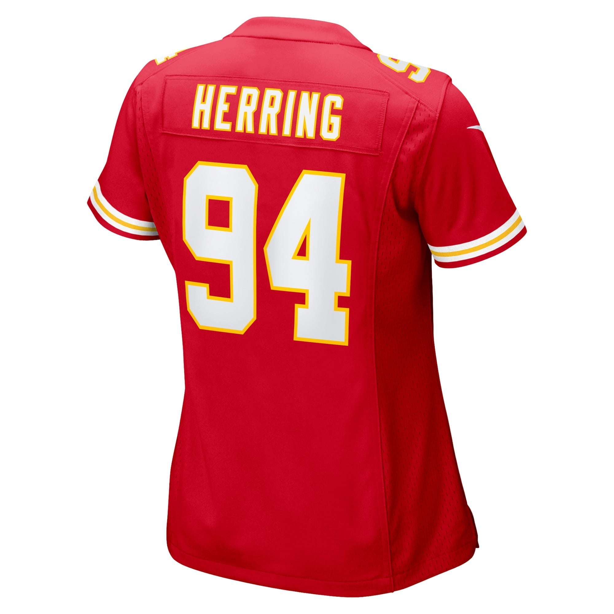 Women's Nike Malik Herring Red Kansas City Chiefs Team Game Player Jersey - vstockx