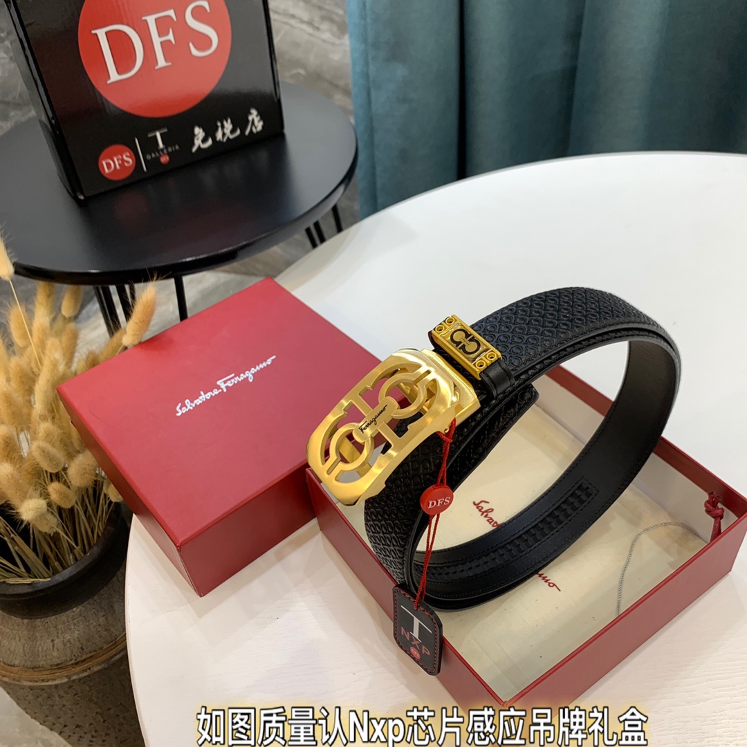 Streetwear Belt Ferragamo 319759 size:3.5cm - vstockx