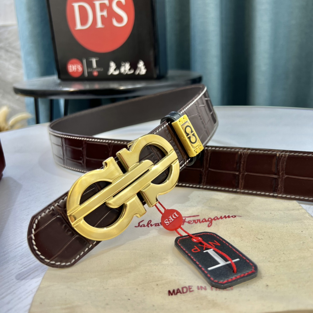 Streetwear Belt Ferragamo 319571 size:3.5cm - vstockx