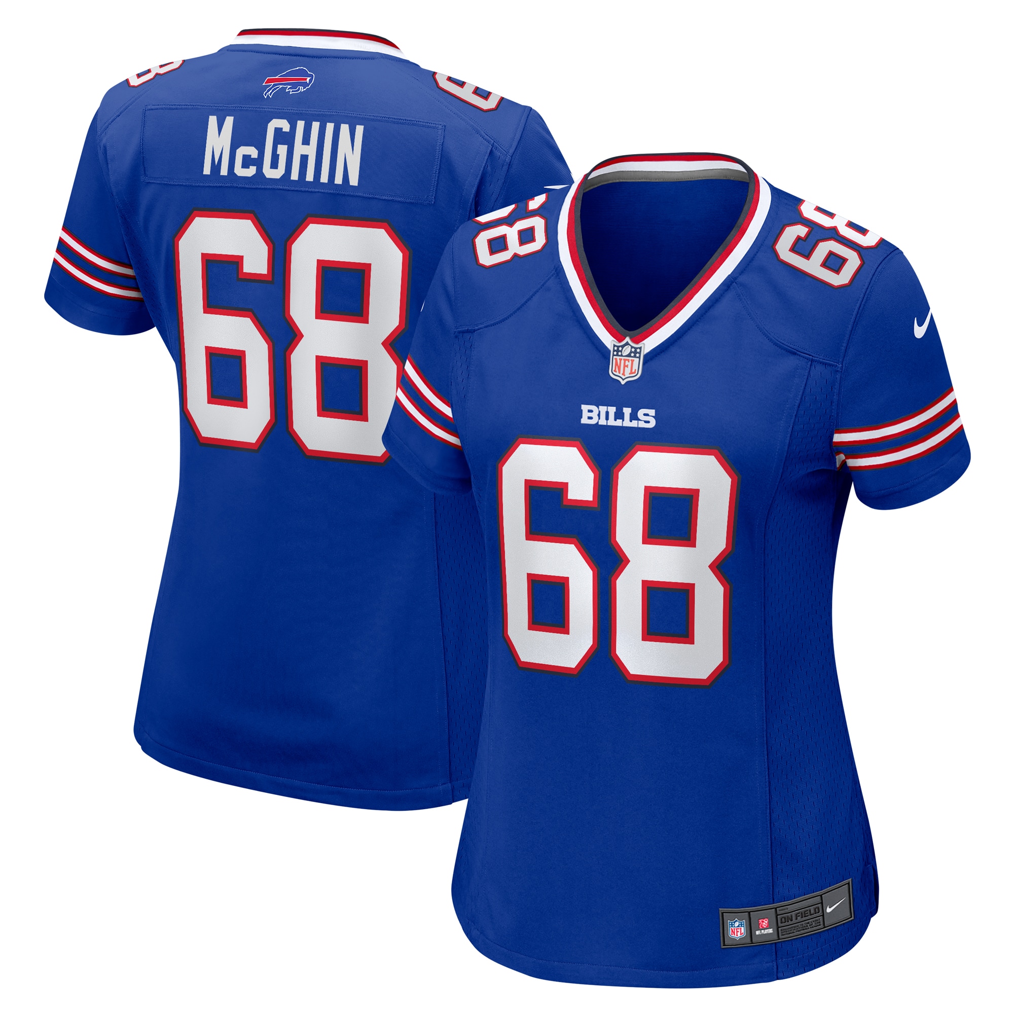 Garrett McGhin Buffalo Bills Nike Women's Team Game Jersey - Royal - vstockx