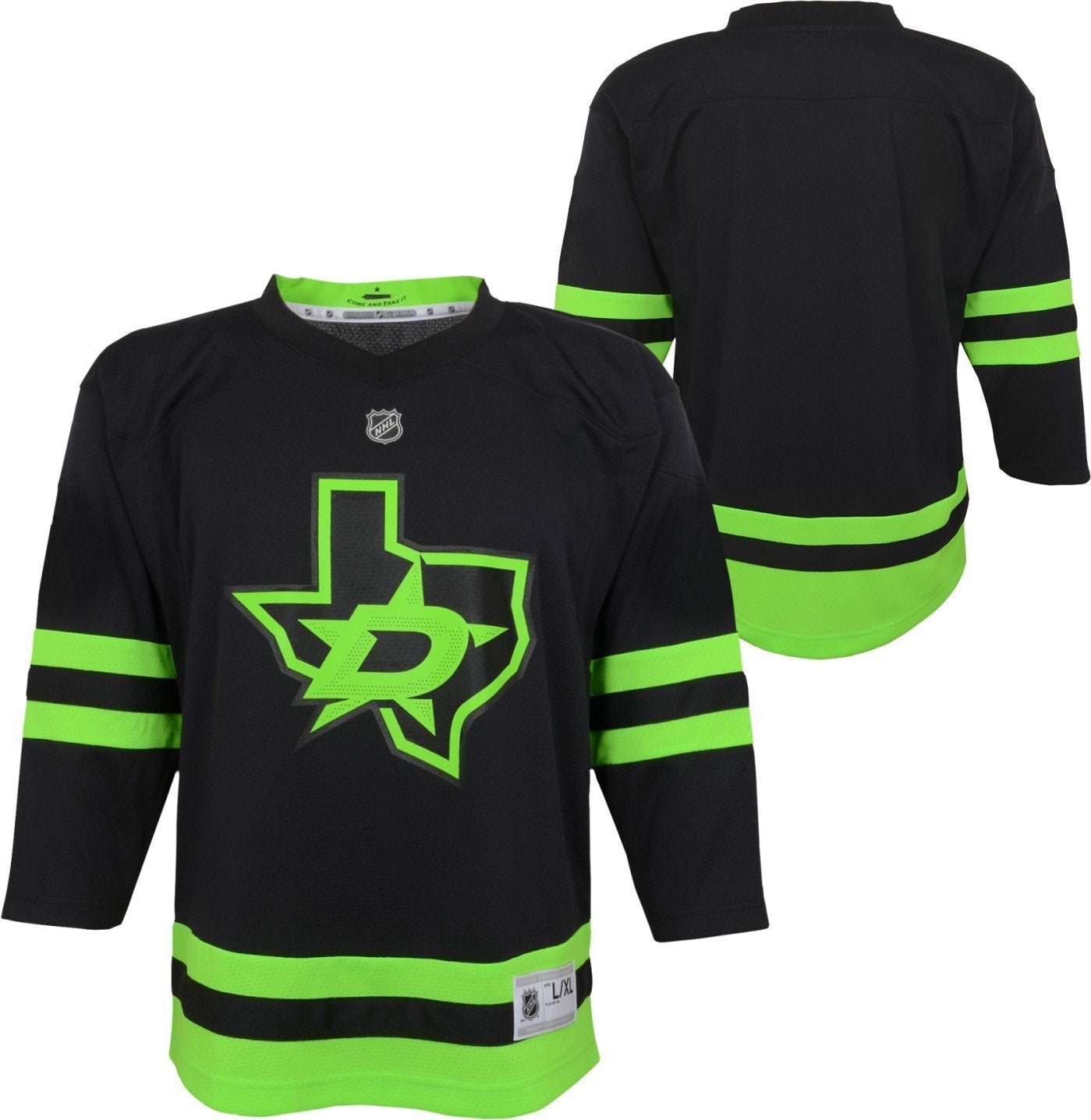 Outerstuff Youth Dallas Stars Replica Alternate Jersey - vstockx
