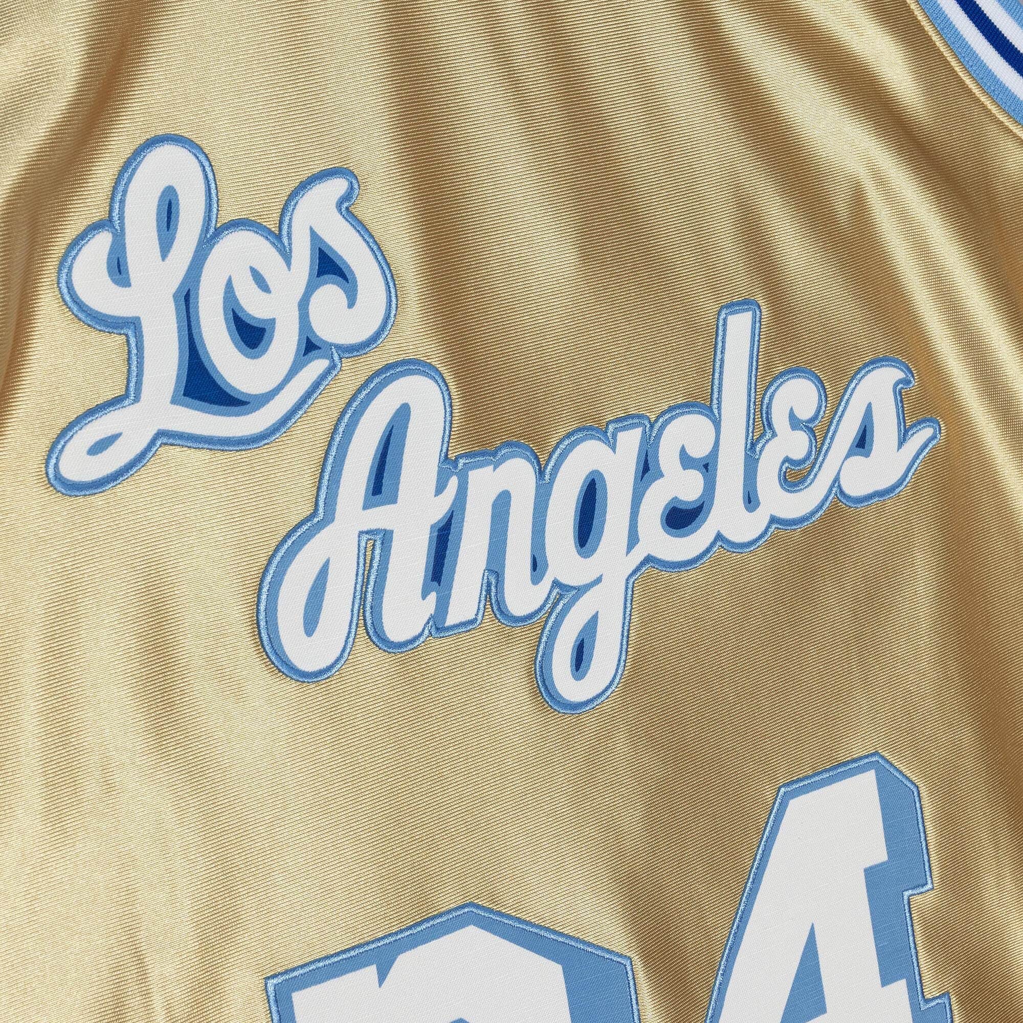 75th Anniversary Gold Swingman Shaquille O'Neal Los Angeles Lakers 1996-97 Jersey - vstockx