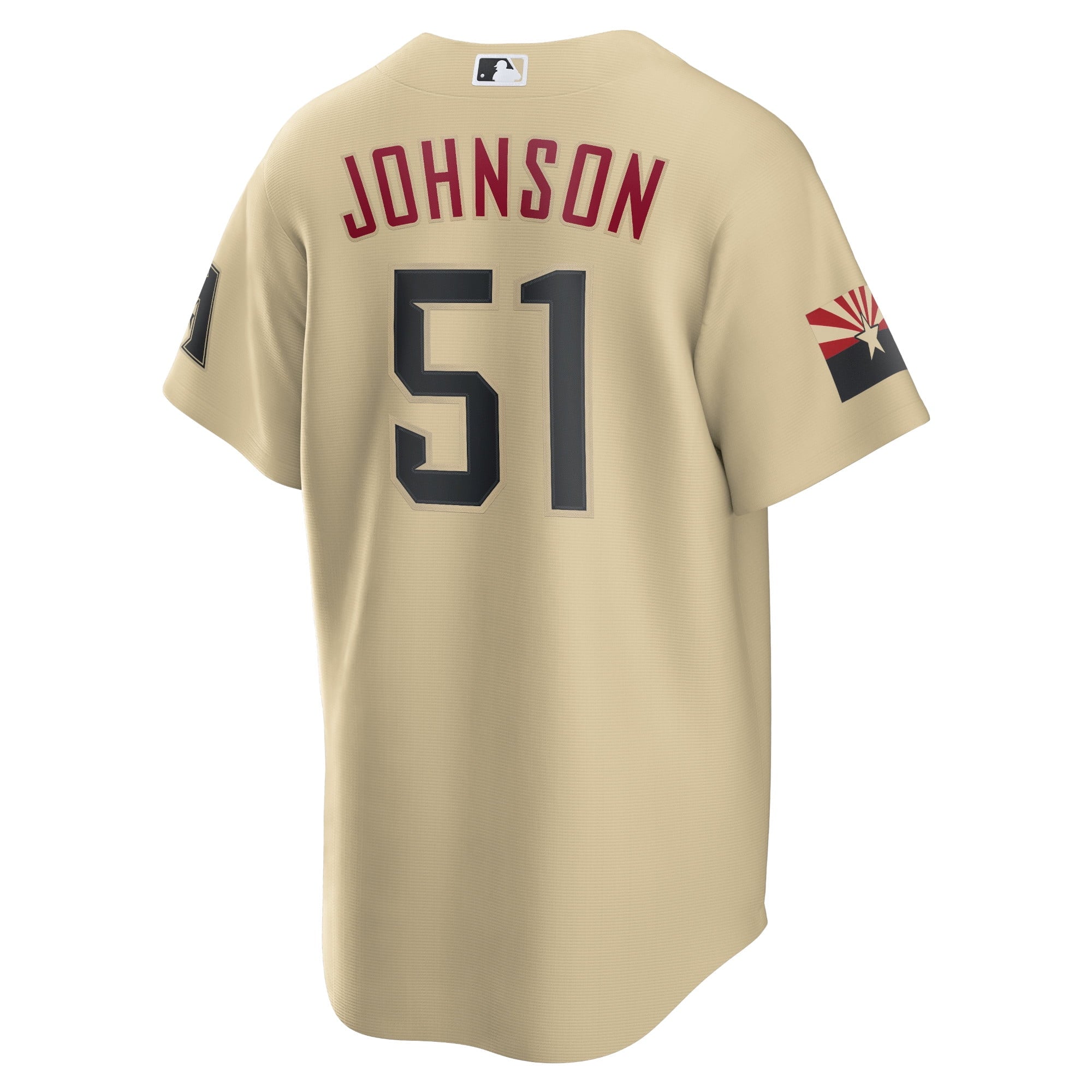 Men's Nike Randy Johnson Sand Arizona Diamondbacks City Connect Replica Player Jersey - vstockx