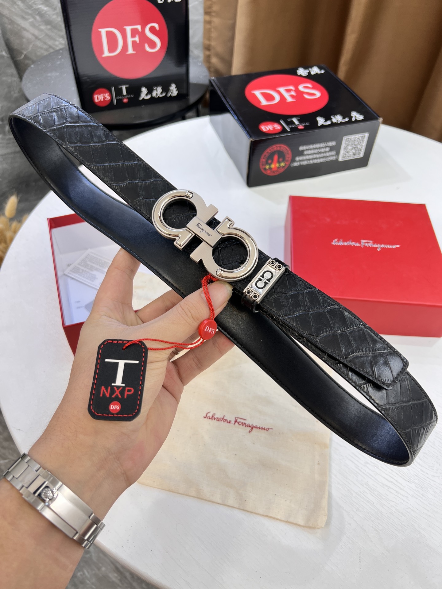 Streetwear Belt Ferragamo 320366 size:3.5cm - vstockx