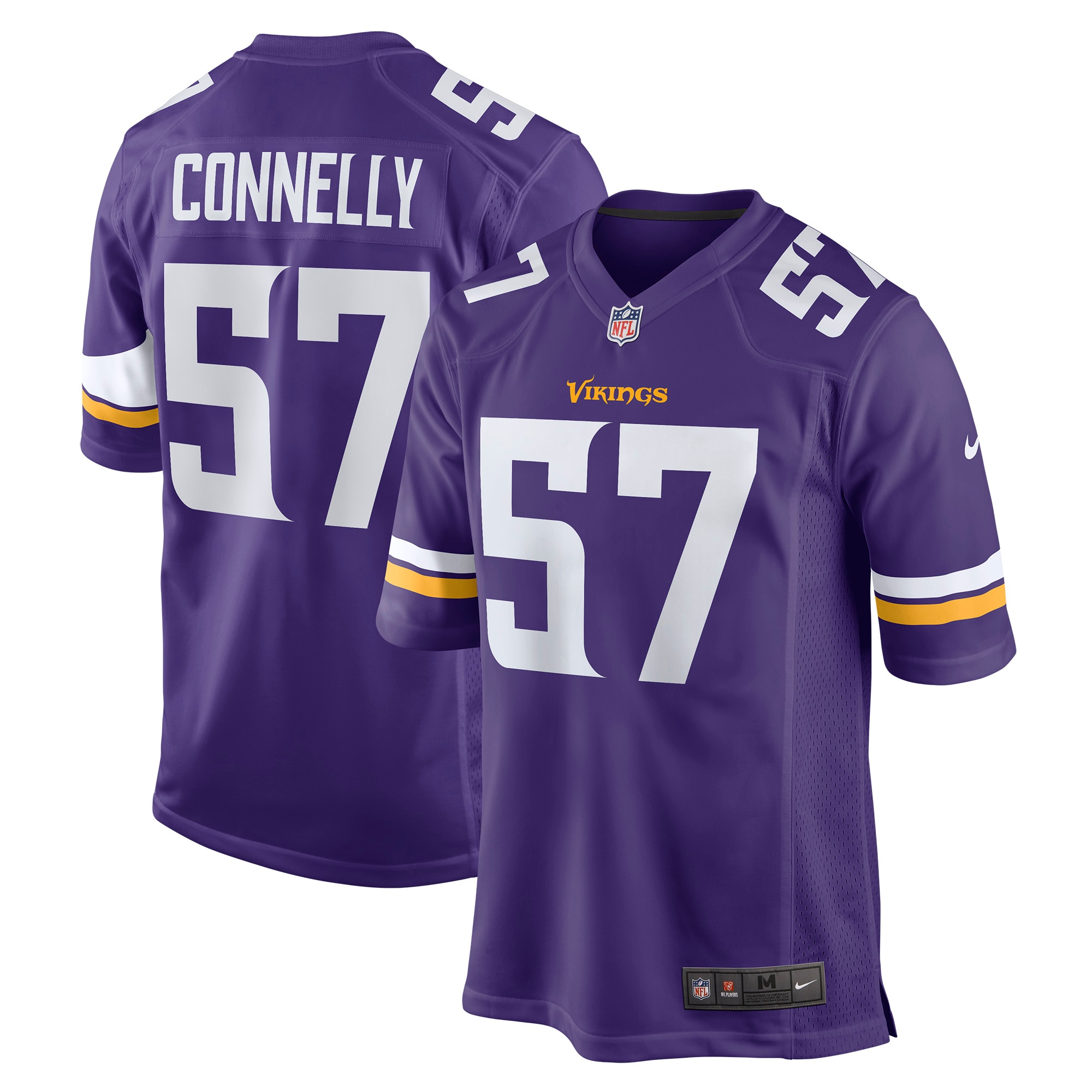 Ryan Connelly Minnesota Vikings Nike Game Jersey - Purple - vstockx