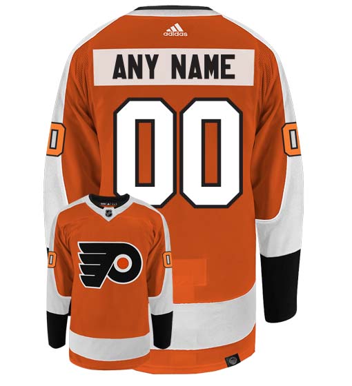Customizable Philadelphia Flyers Adidas Primegreen Authentic NHL Hockey Jersey - vstockx