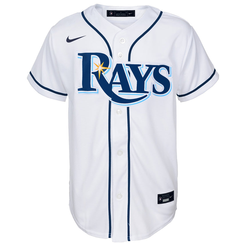 Youth Randy Arozarena Tampa Bay Rays Home White Replica Player Jersey - vstockx