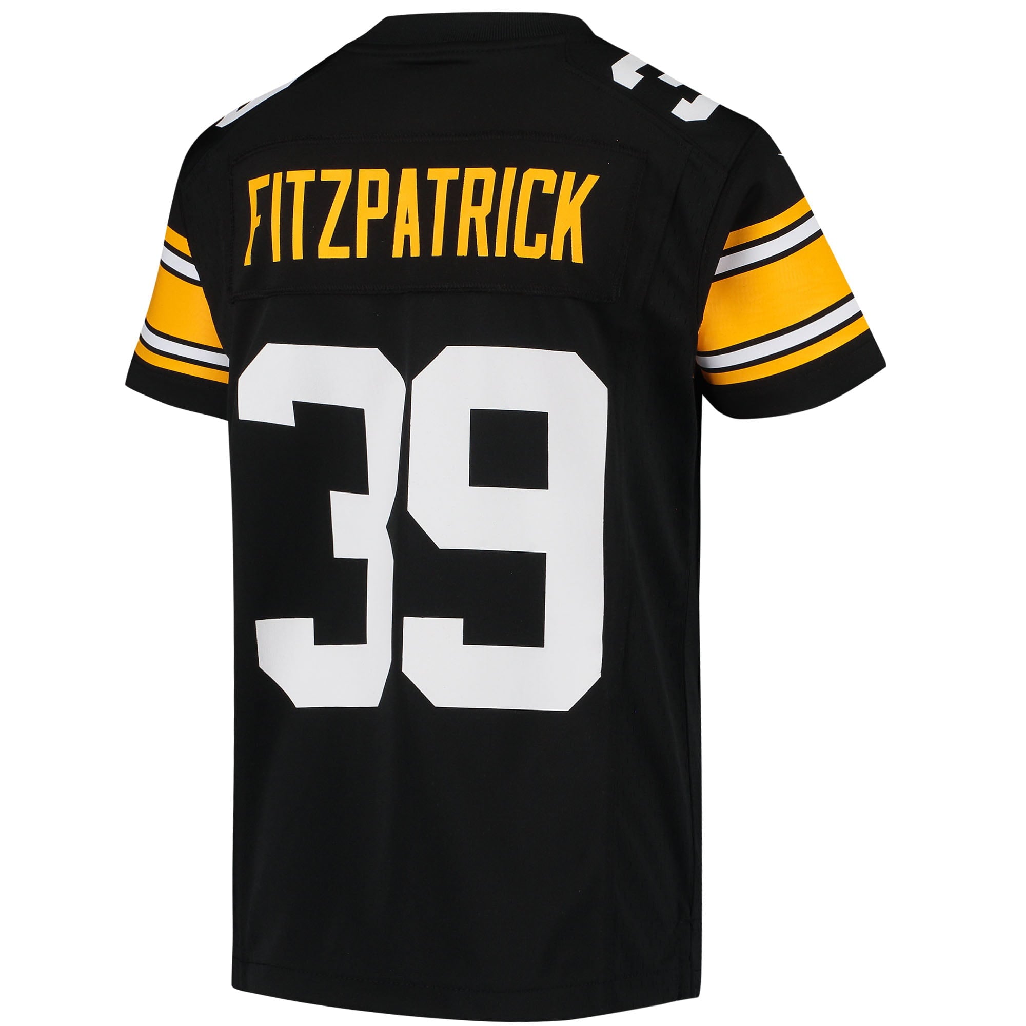 Youth Nike Minkah Fitzpatrick Black Pittsburgh Steelers Game Jersey - vstockx