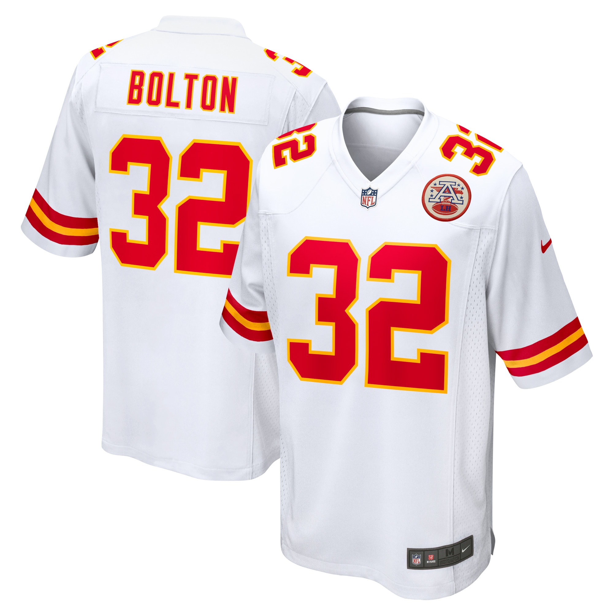Nick Bolton Kansas City Chiefs Nike Away Game Player Jersey - White - vstockx