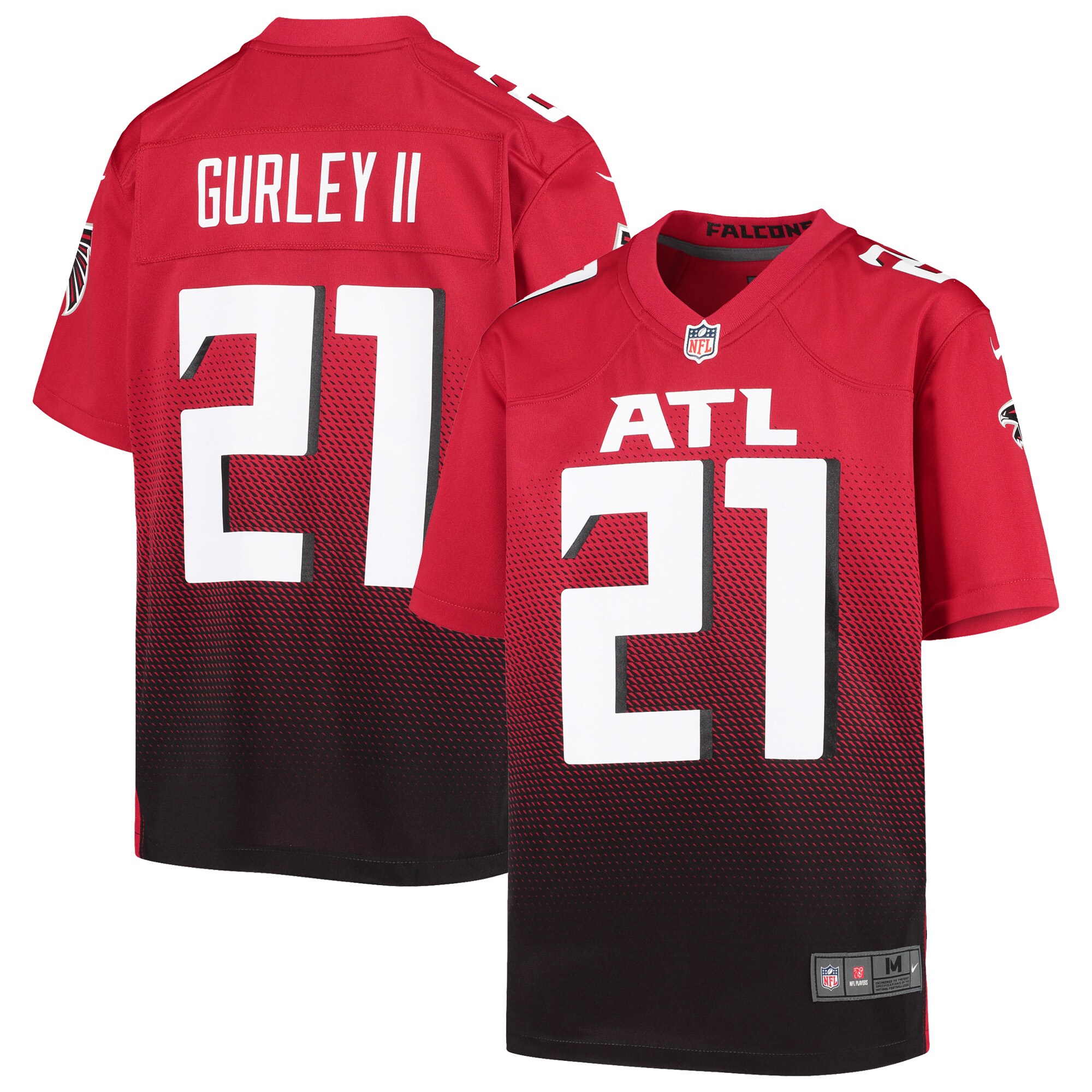 Todd Gurley II Atlanta Falcons Nike Youth Player Game Jersey - Red - vstockx