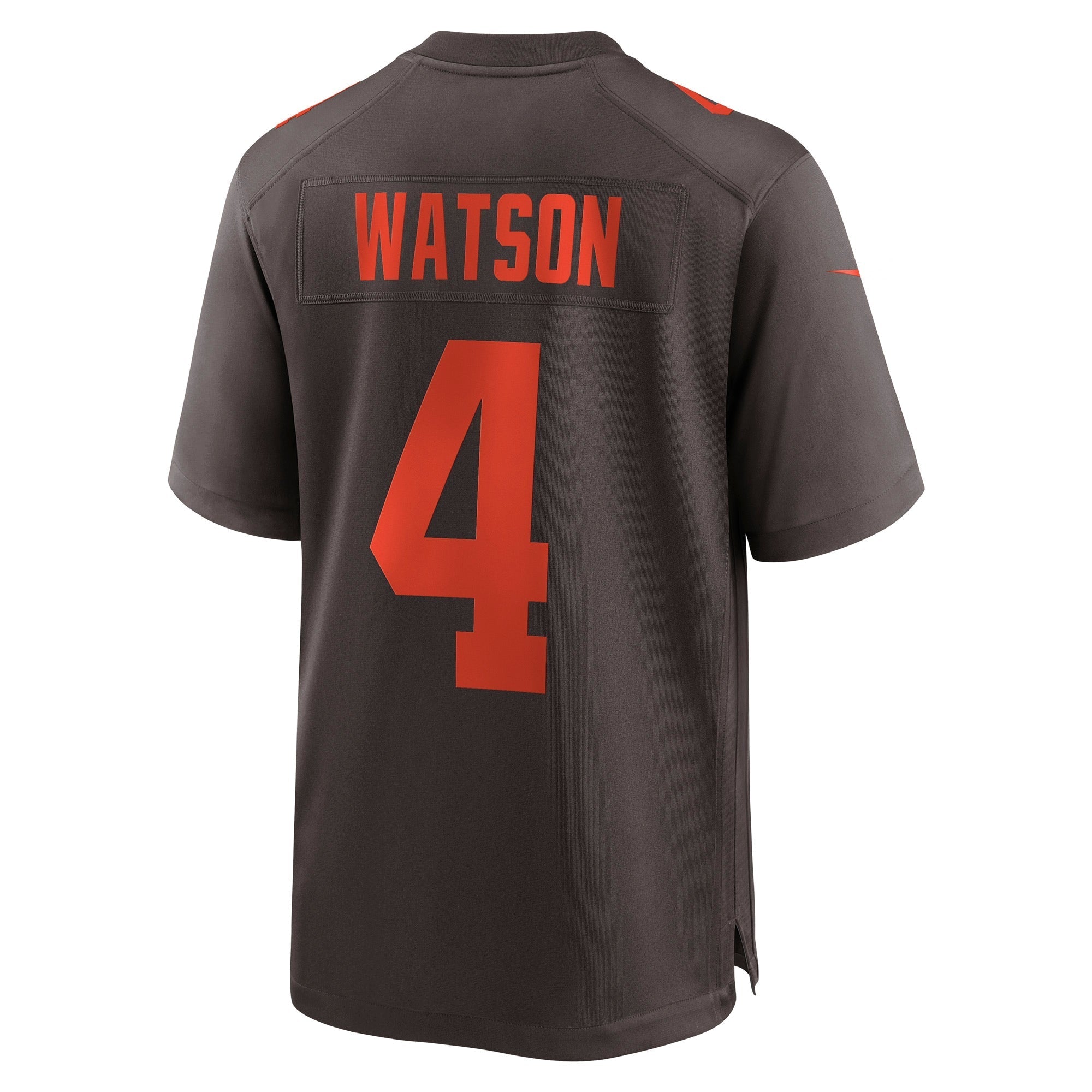 Men's Nike Deshaun Watson Brown Cleveland Browns Alternate Game Jersey - vstockx