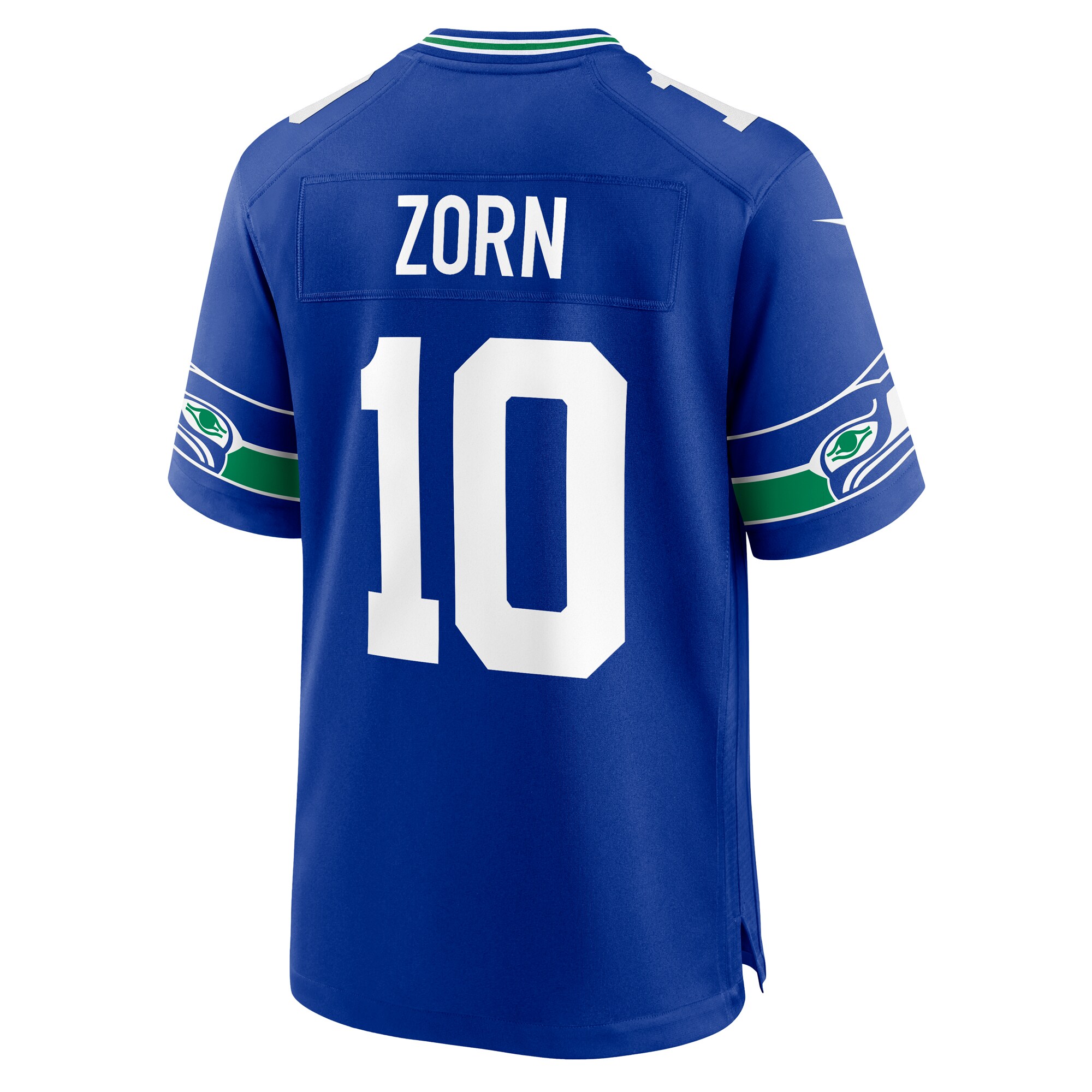 Jim Zorn Seattle Seahawks Nike Throwback Retired Player Game Jersey - Royal - vstockx