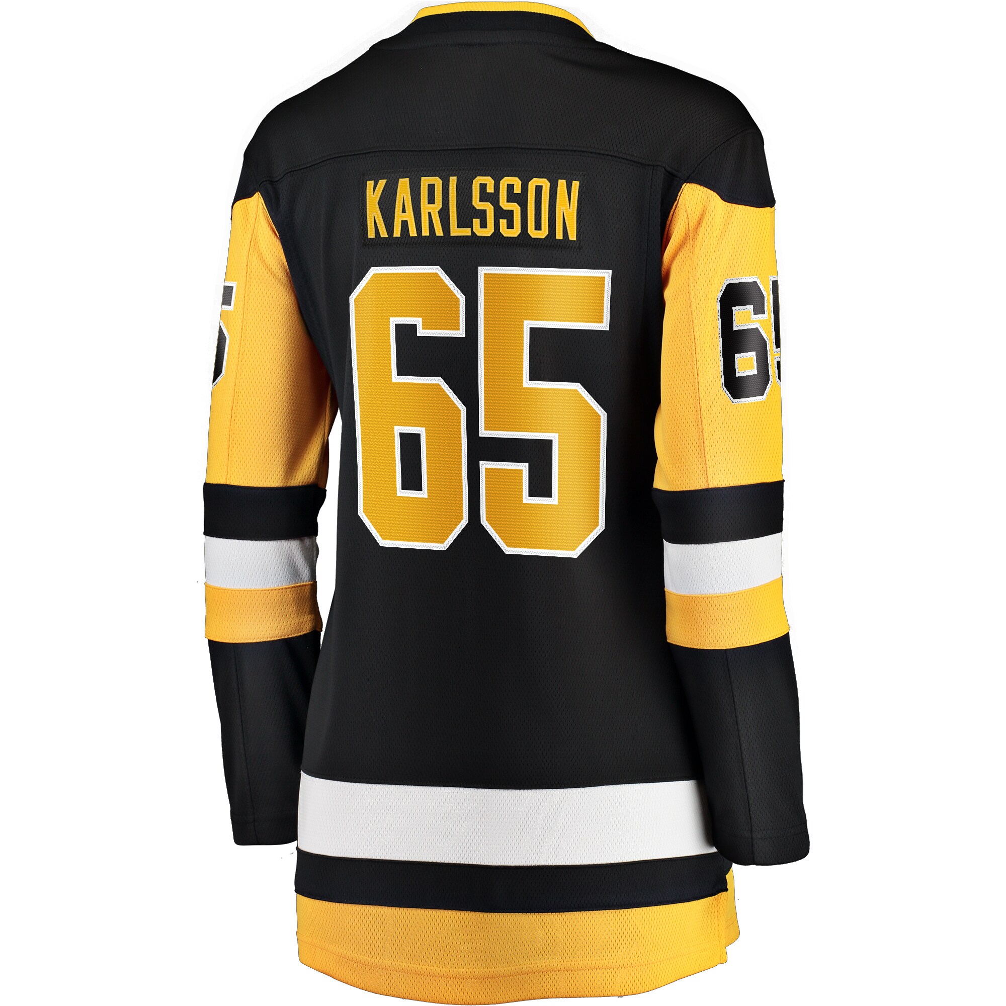 Erik Karlsson Pittsburgh Penguins Fanatics Branded Women's Home Breakaway Jersey - Black - vstockx