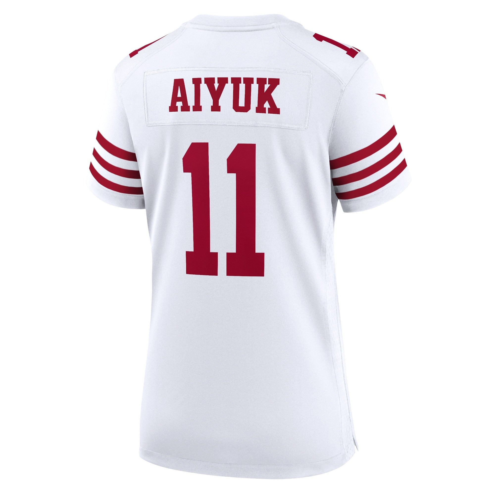 Women's Nike Brandon Aiyuk White San Francisco 49ers Player Game Jersey - vstockx