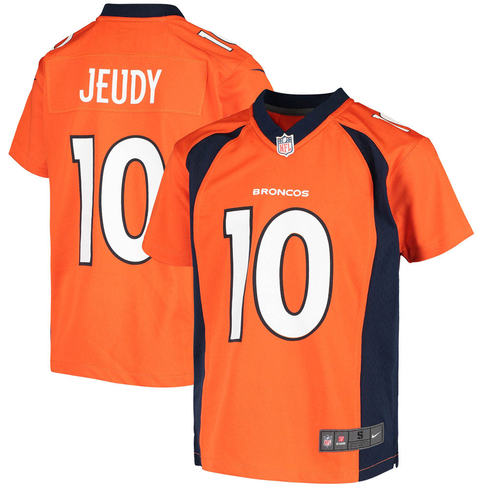 Youth Denver Broncos Jerry Jeudy Game Jersey Orange - vstockx
