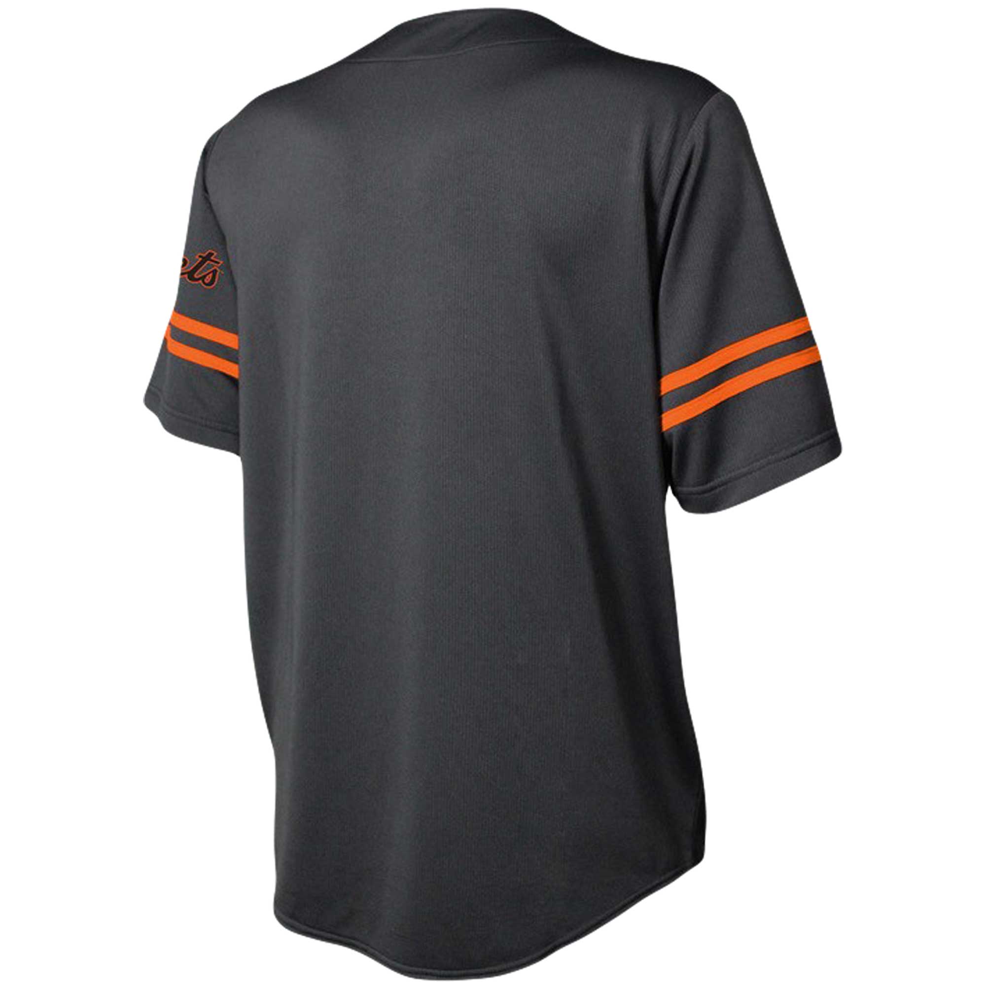 New York Mets Stitches Team Fashion Jersey - Black - vstockx