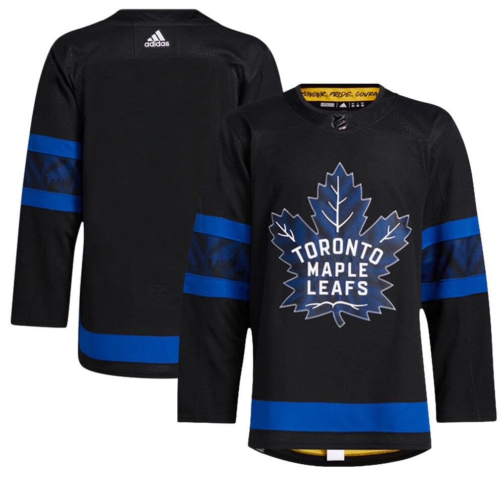 adidas Authentic Toronto Maple Leafs x drew house Alternate Blank Jersey - Black - vstockx