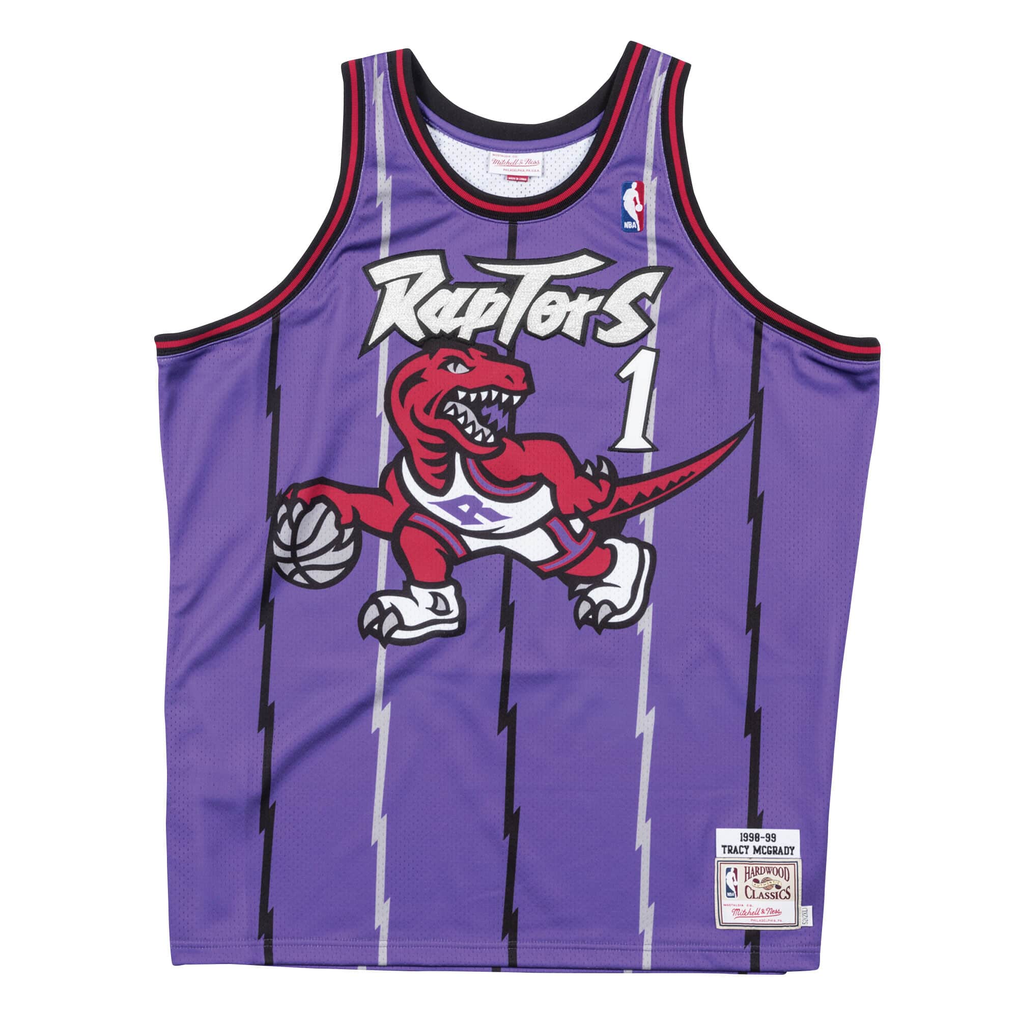 Authentic Jersey Toronto Raptors Road 1998-99 Tracy McGrady - vstockx