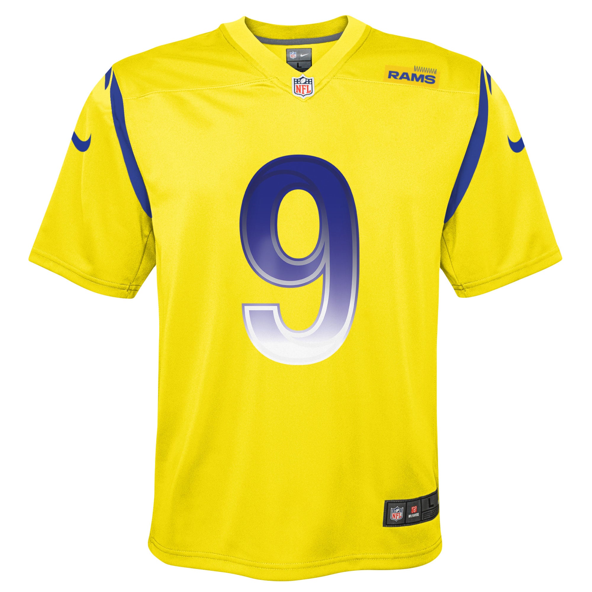 Matthew Stafford Los Angeles Rams Nike Youth Inverted Game Jersey - Gold - vstockx