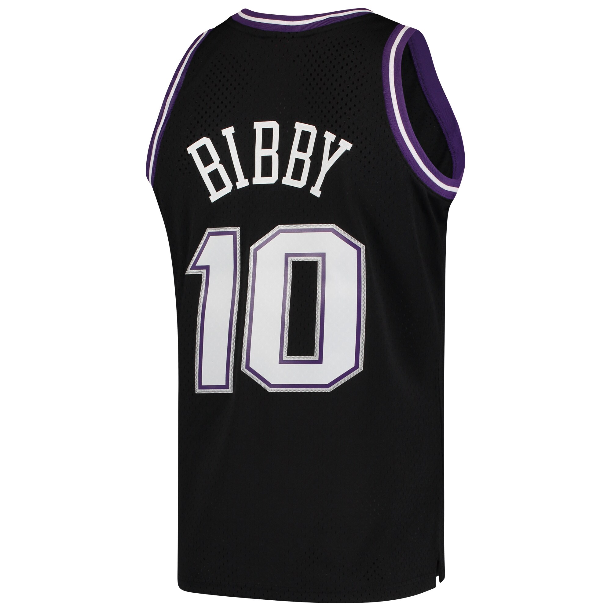 Mike Bibby Sacramento Kings Mitchell & Ness Hardwood Classics Swingman Jersey - Black - vstockx
