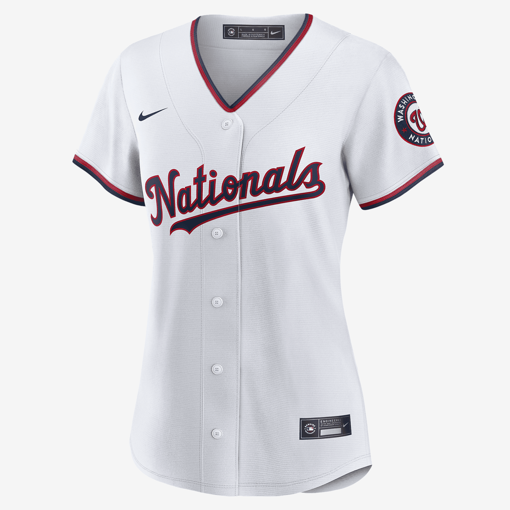 MLB Washington Nationals Women's Replica Baseball Jersey - White - vstockx