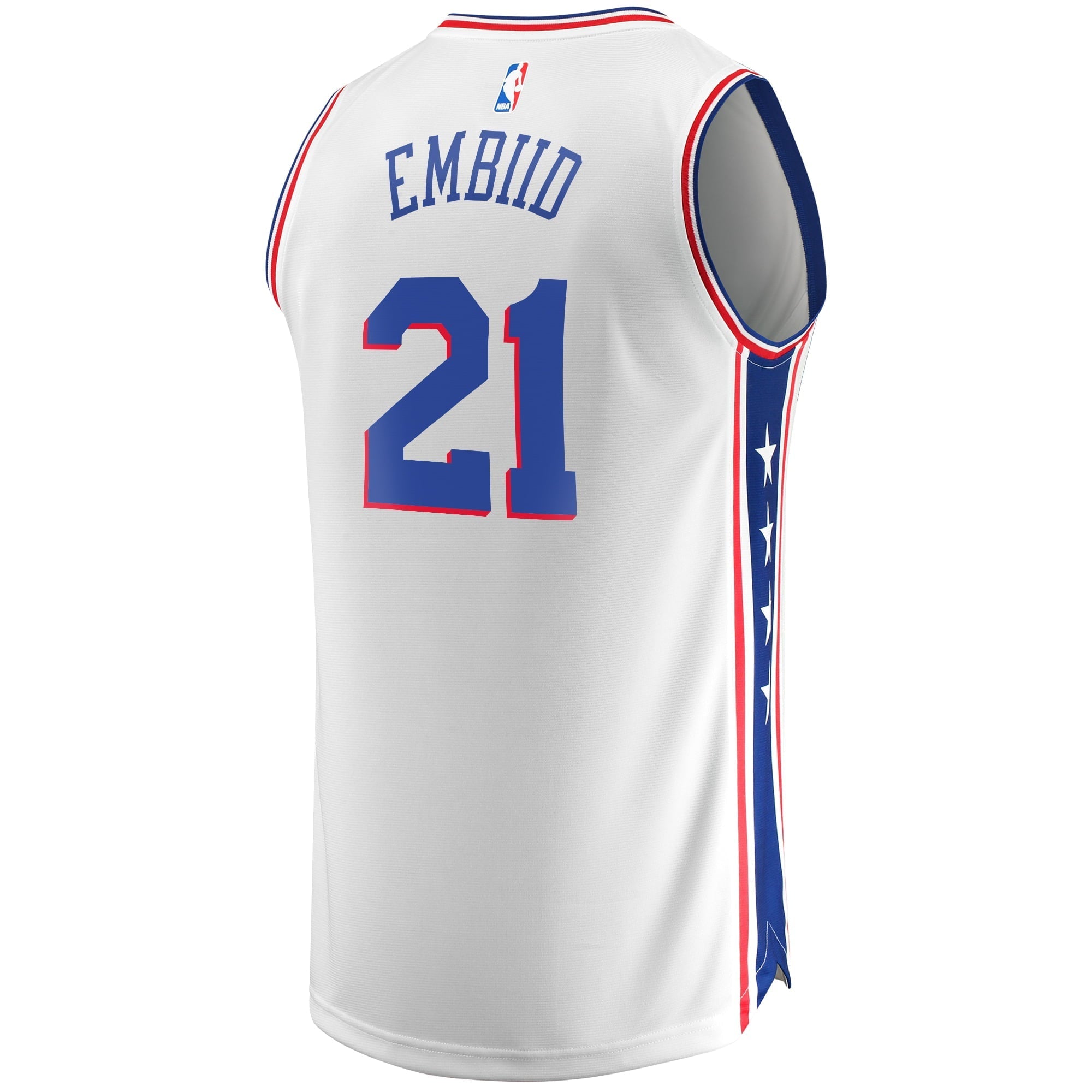 Men's Fanatics Branded Joel Embiid White Philadelphia 76ers Replica Jersey - Association Edition - vstockx