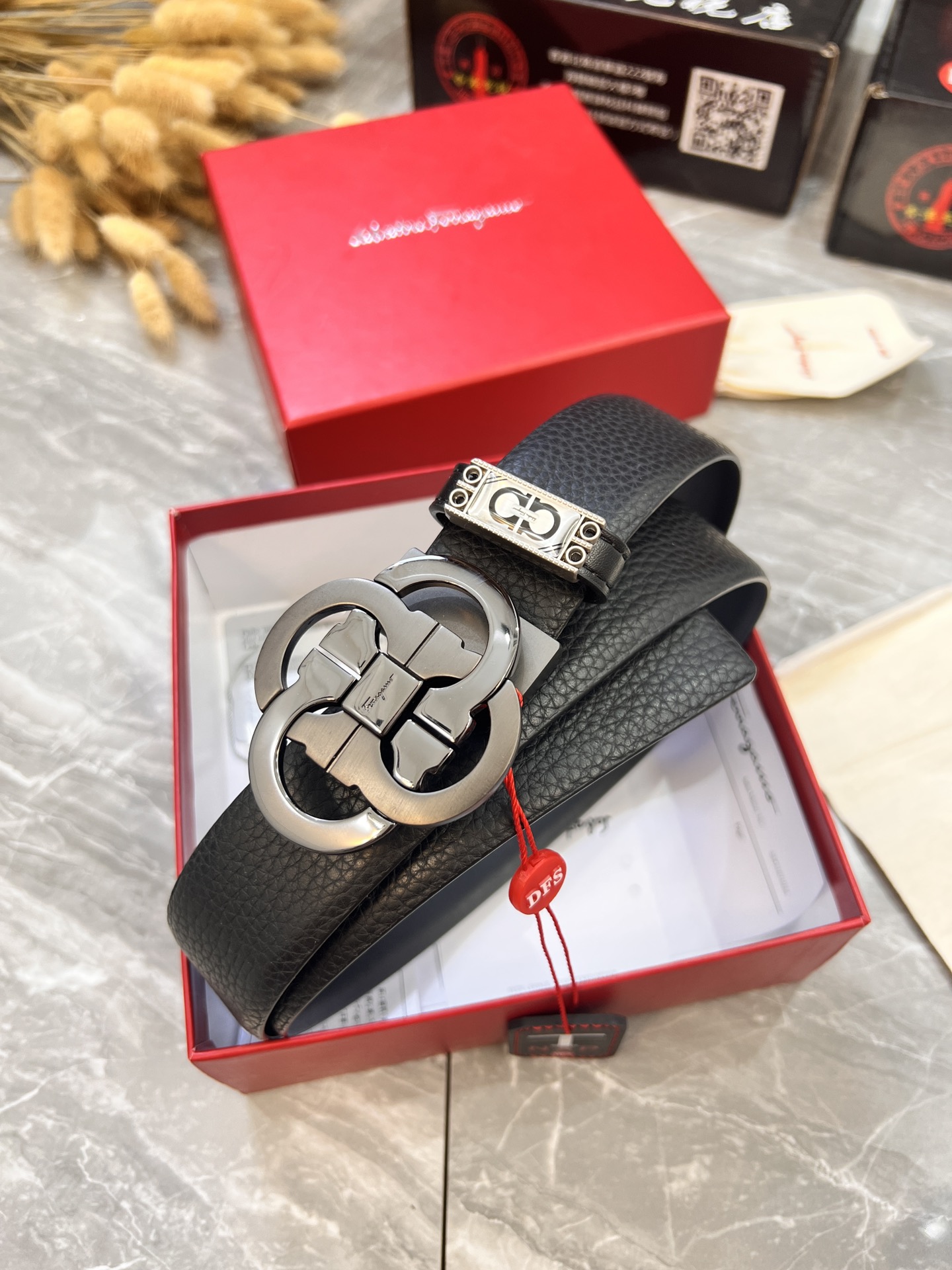 Streetwear Belt Ferragamo 319904 size:3.5cm - vstockx