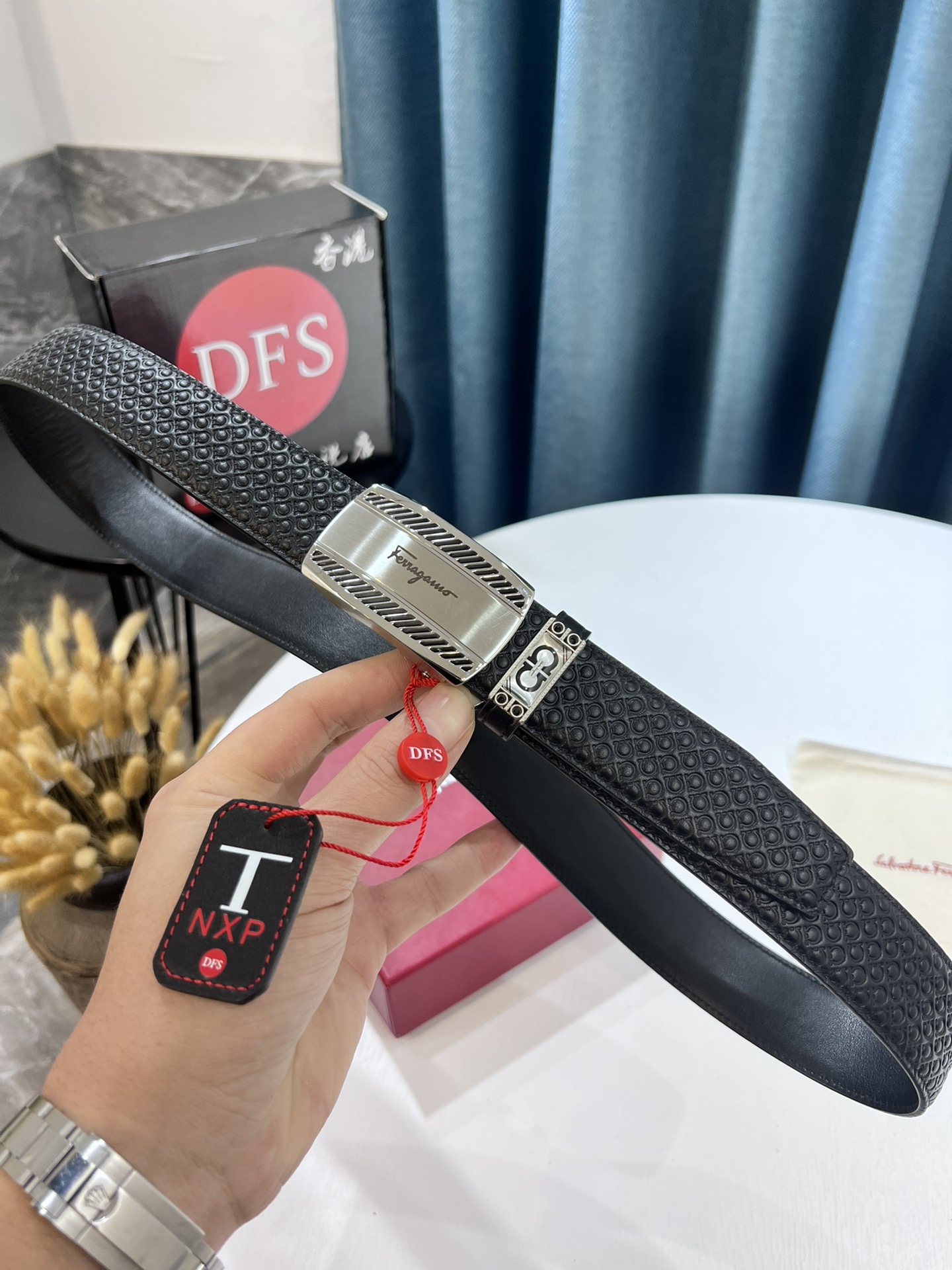 Streetwear Belt Ferragamo 319649 size:3.5cm - vstockx