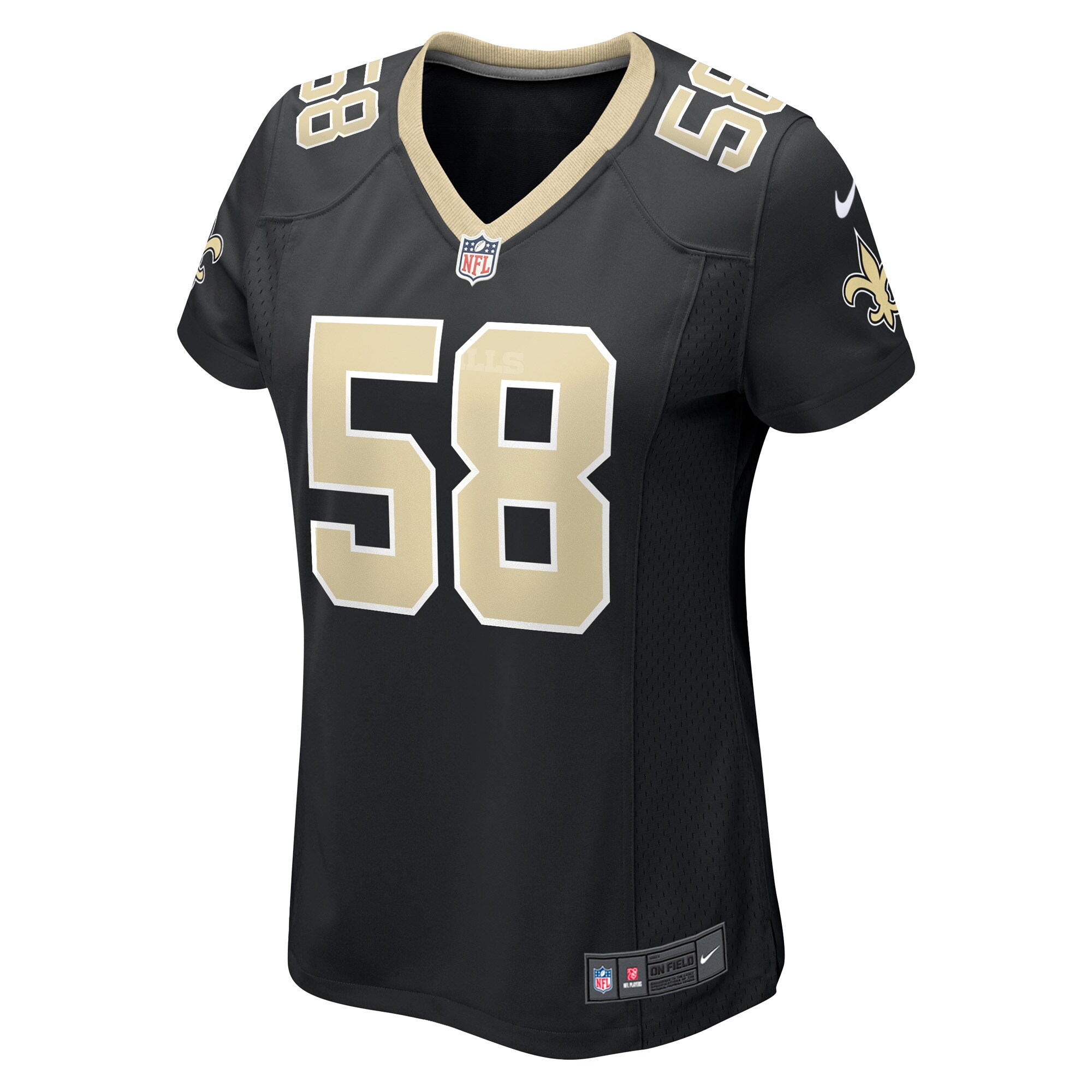 Kwon Alexander New Orleans Saints Nike Women's Game Jersey - Black - vstockx