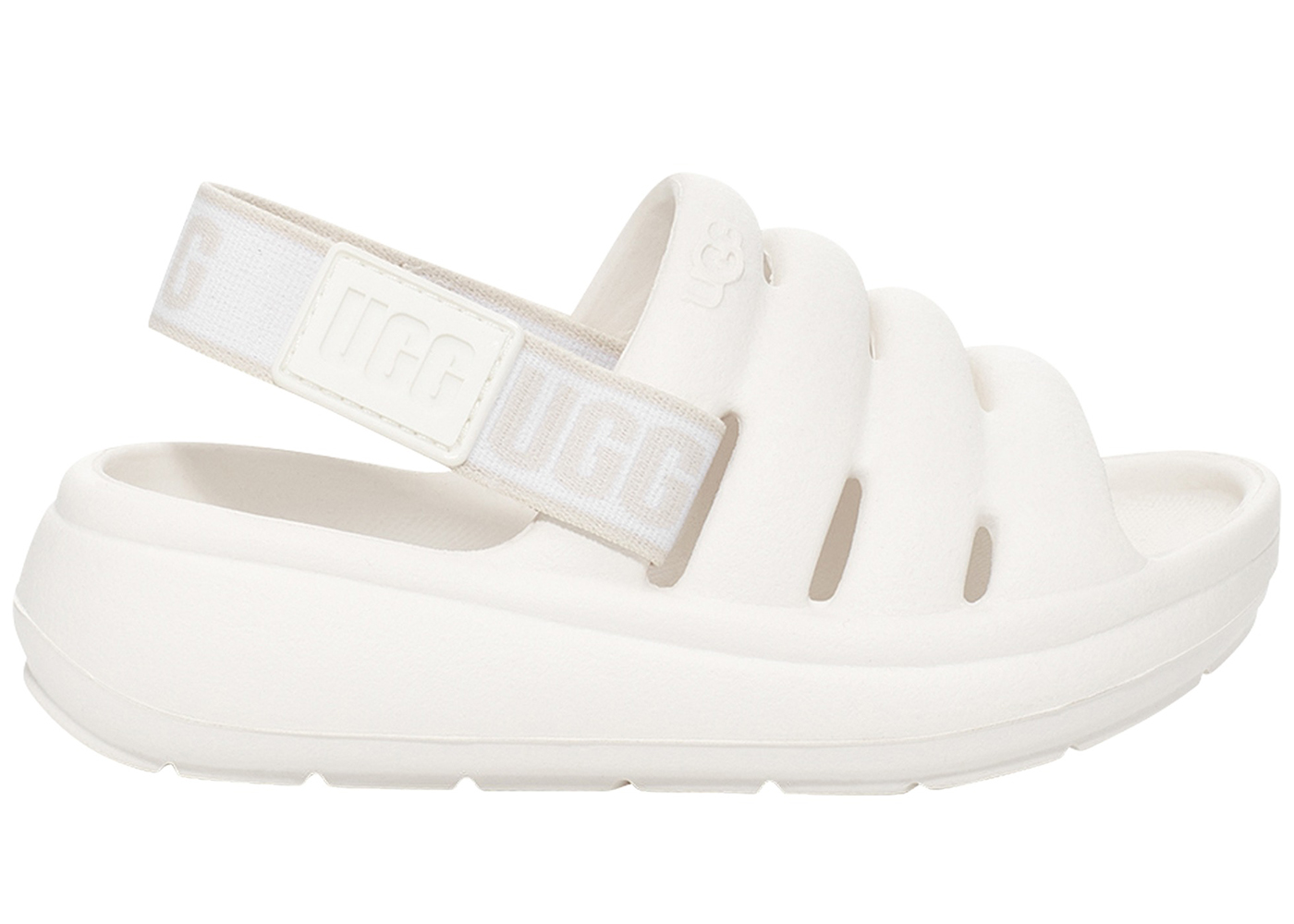 UGG Sport Yeah Slide Bright White (Toddler) - vstockx