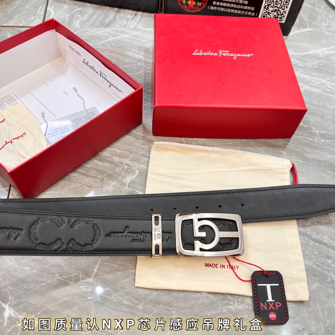 Streetwear Belt Ferragamo 320063 size:3.5cm - vstockx