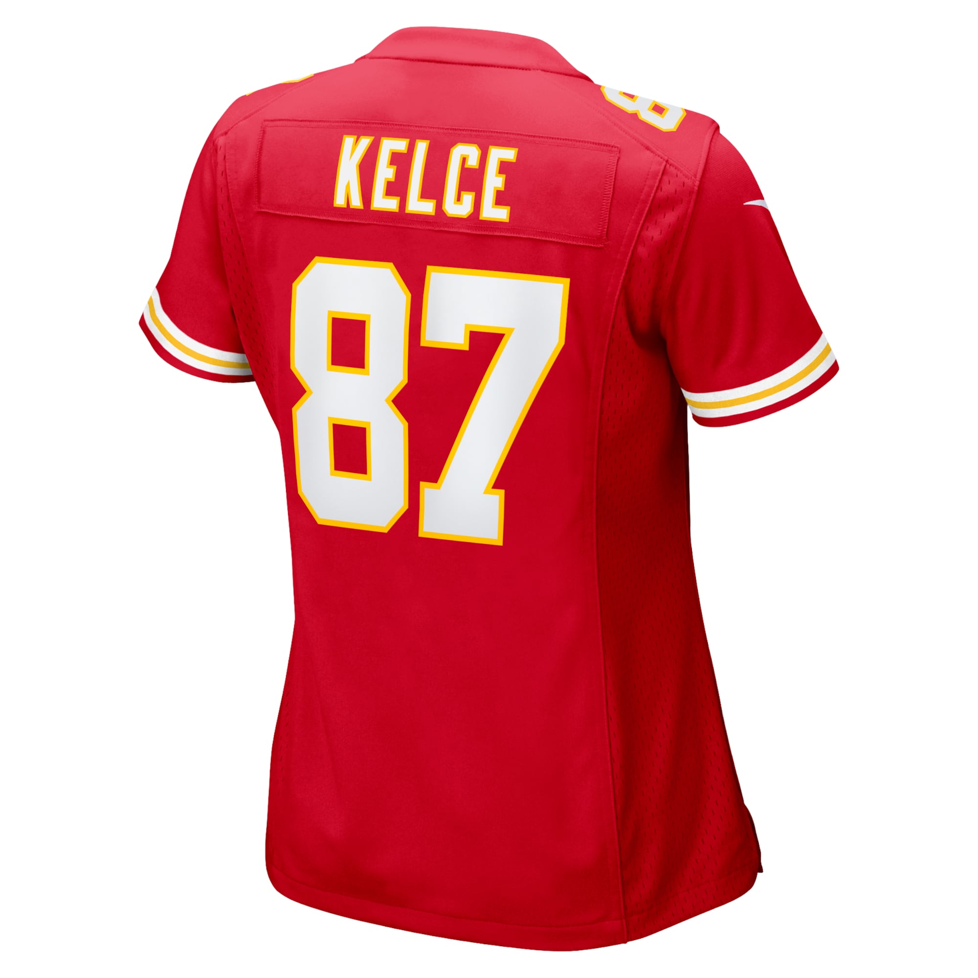 Travis Kelce Kansas City Chiefs Nike Women's Super Bowl LVII Patch Game Jersey - Red - vstockx