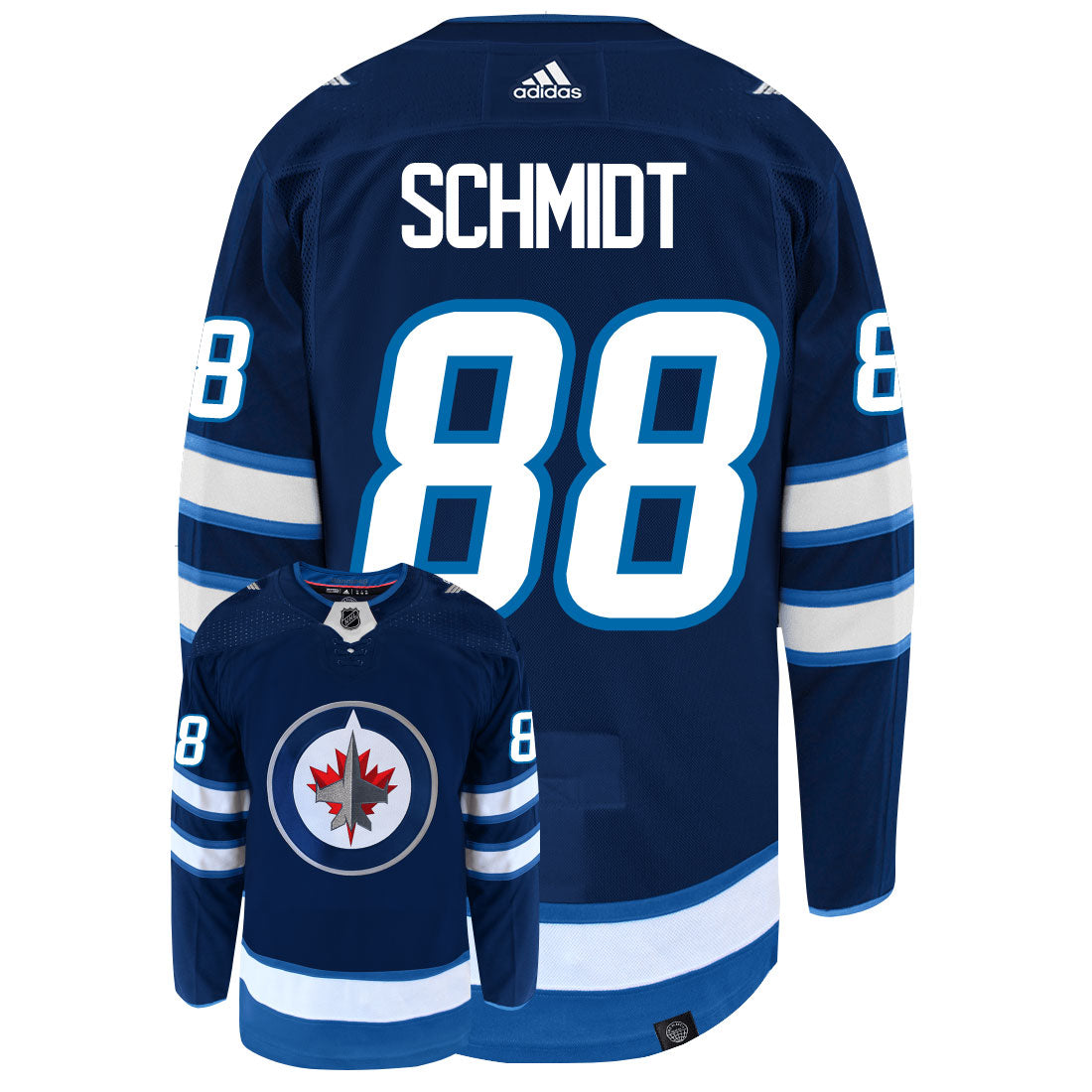 Nate Schmidt Winnipeg Jets Adidas Primegreen Authentic NHL Hockey Jersey - vstockx