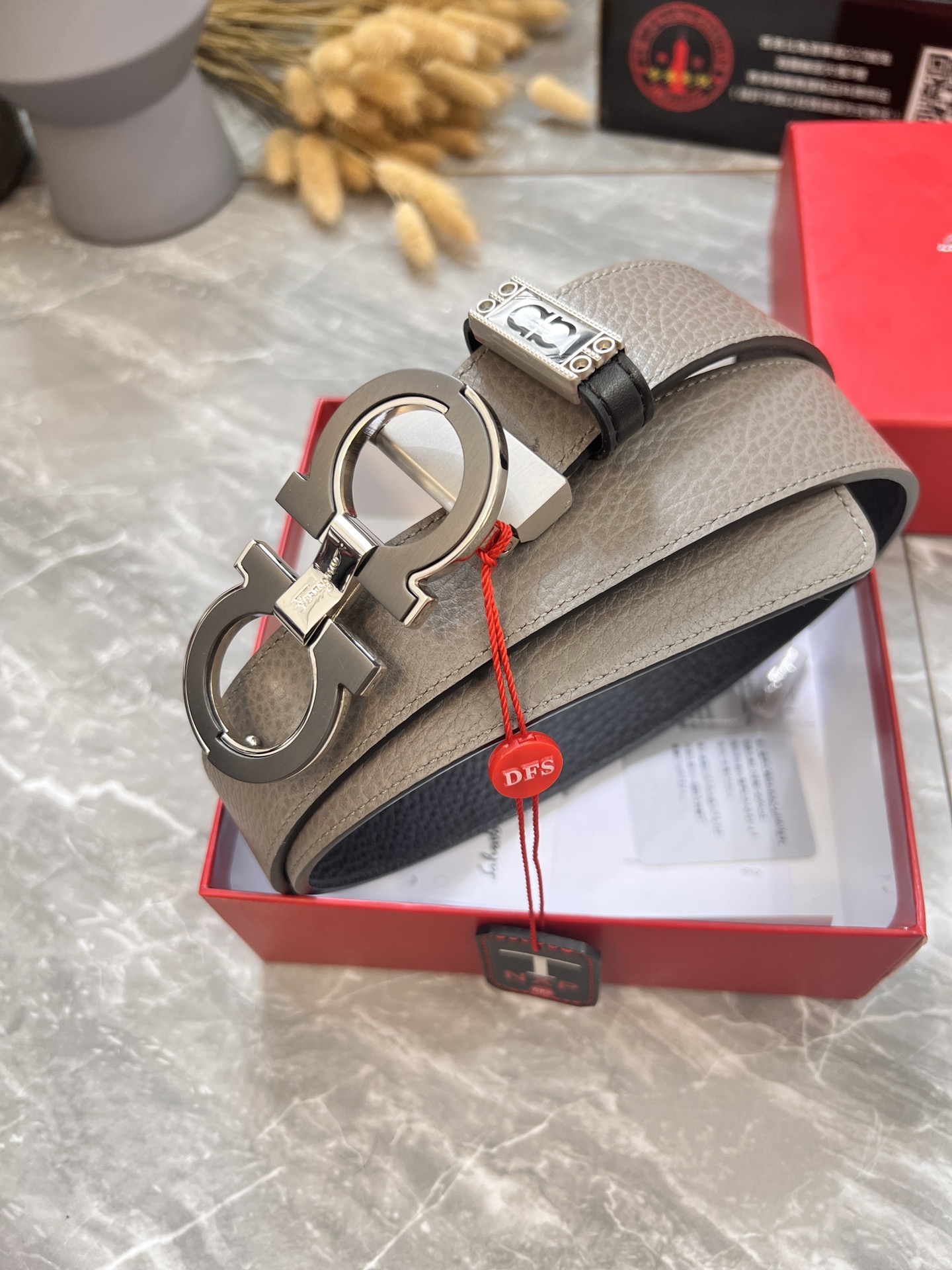 Streetwear Belt Ferragamo 319896 size:3.5cm - vstockx