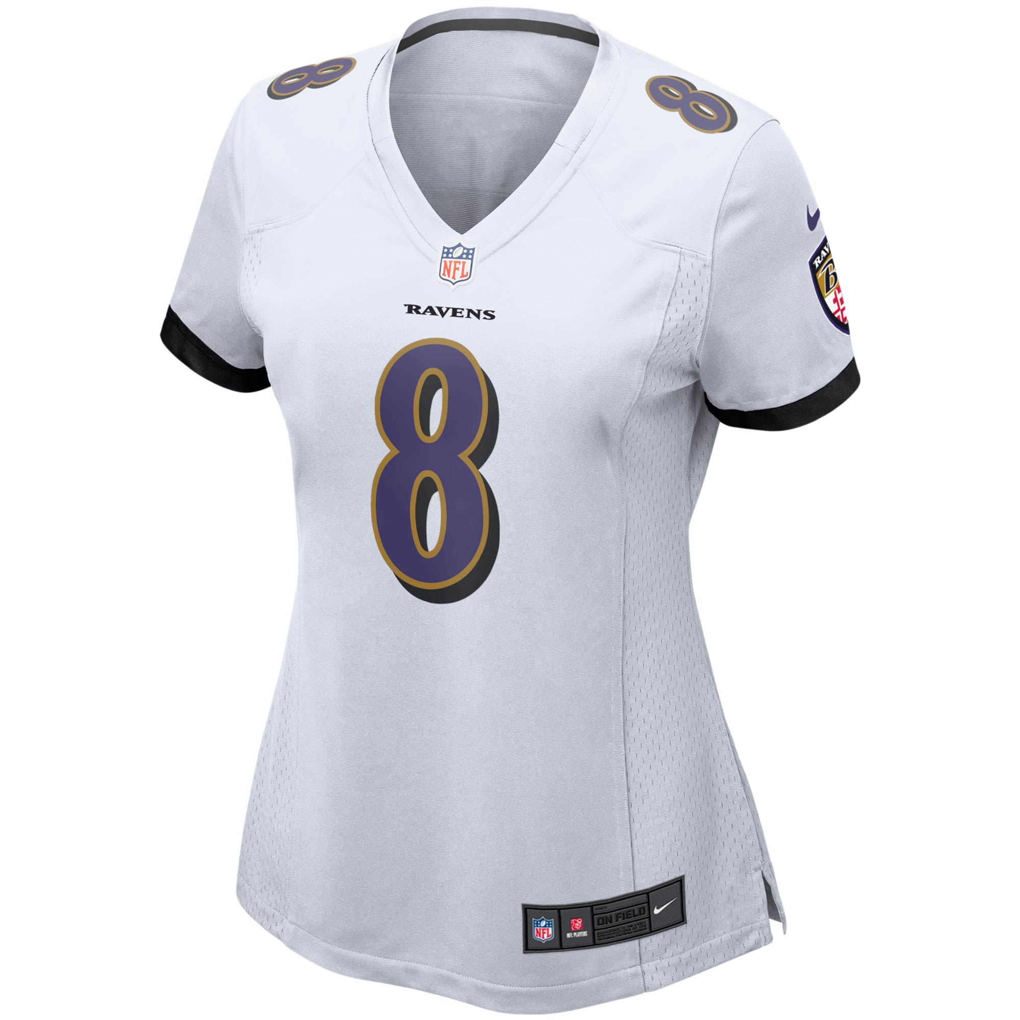 Lamar Jackson Baltimore Ravens Nike Women's Game Jersey - White - vstockx