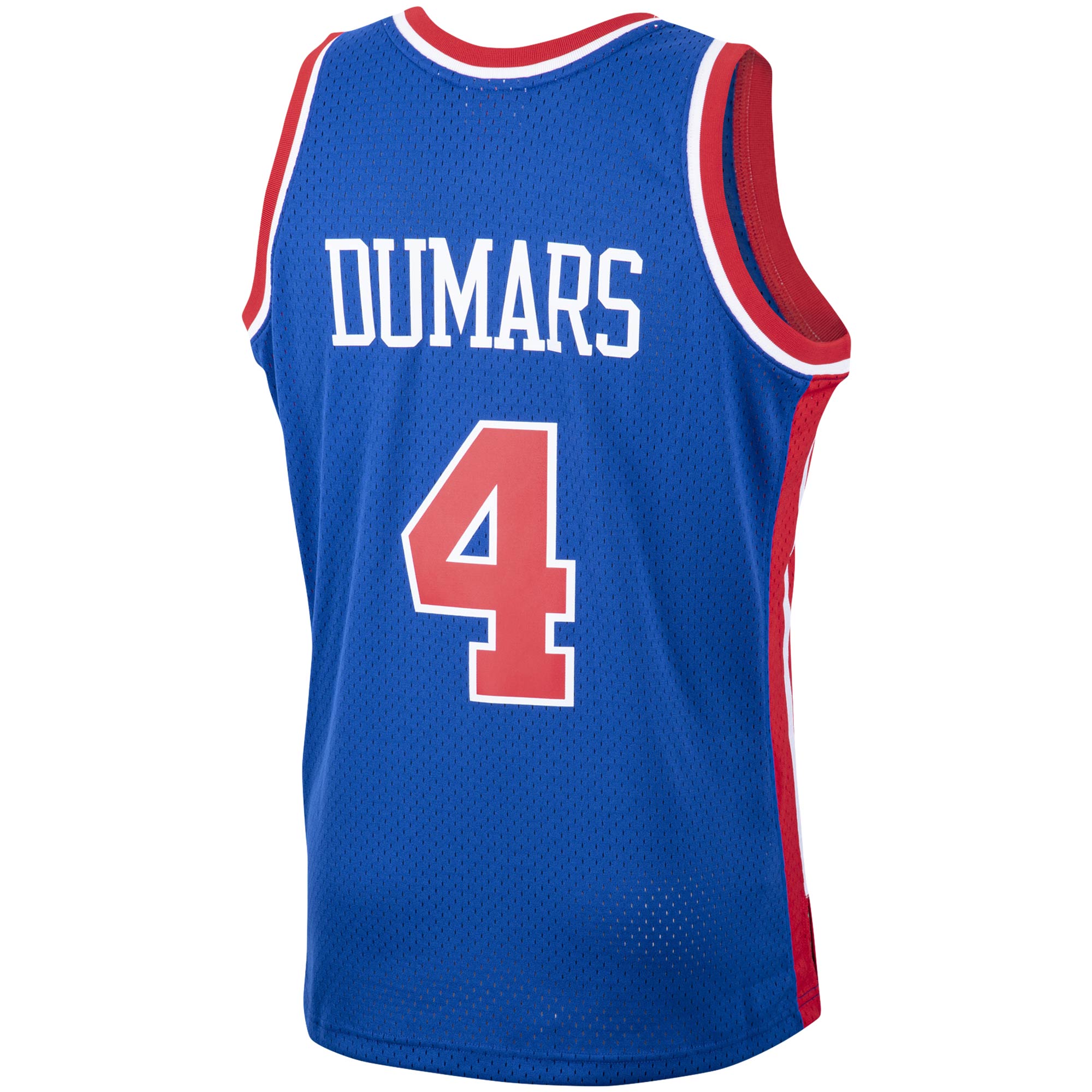 Joe Dumars Detroit Pistons Mitchell & Ness Hardwood Classics Swingman Jersey - Blue - vstockx