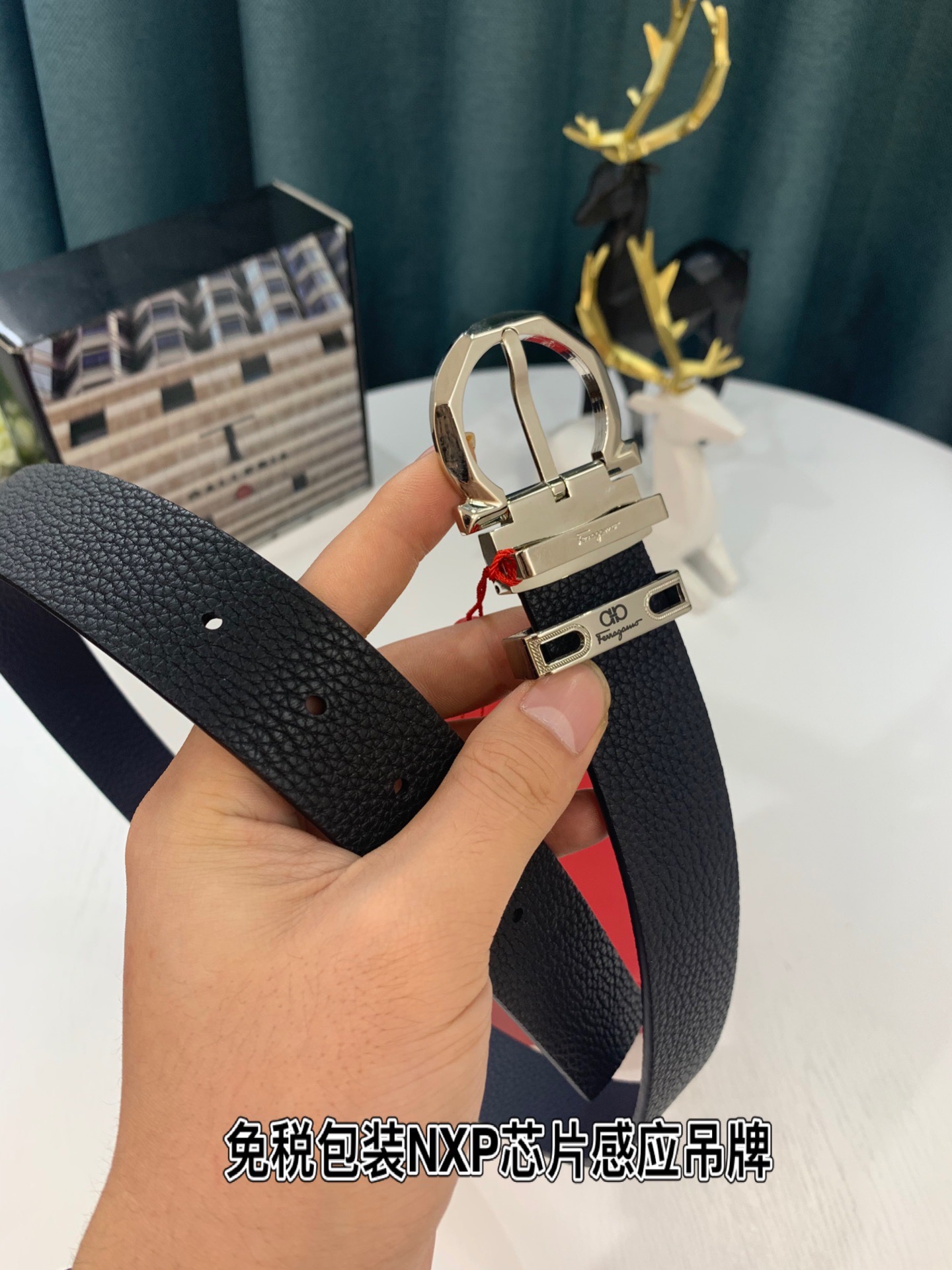 Streetwear Belt Ferragamo 319203 size:3.5cm - vstockx