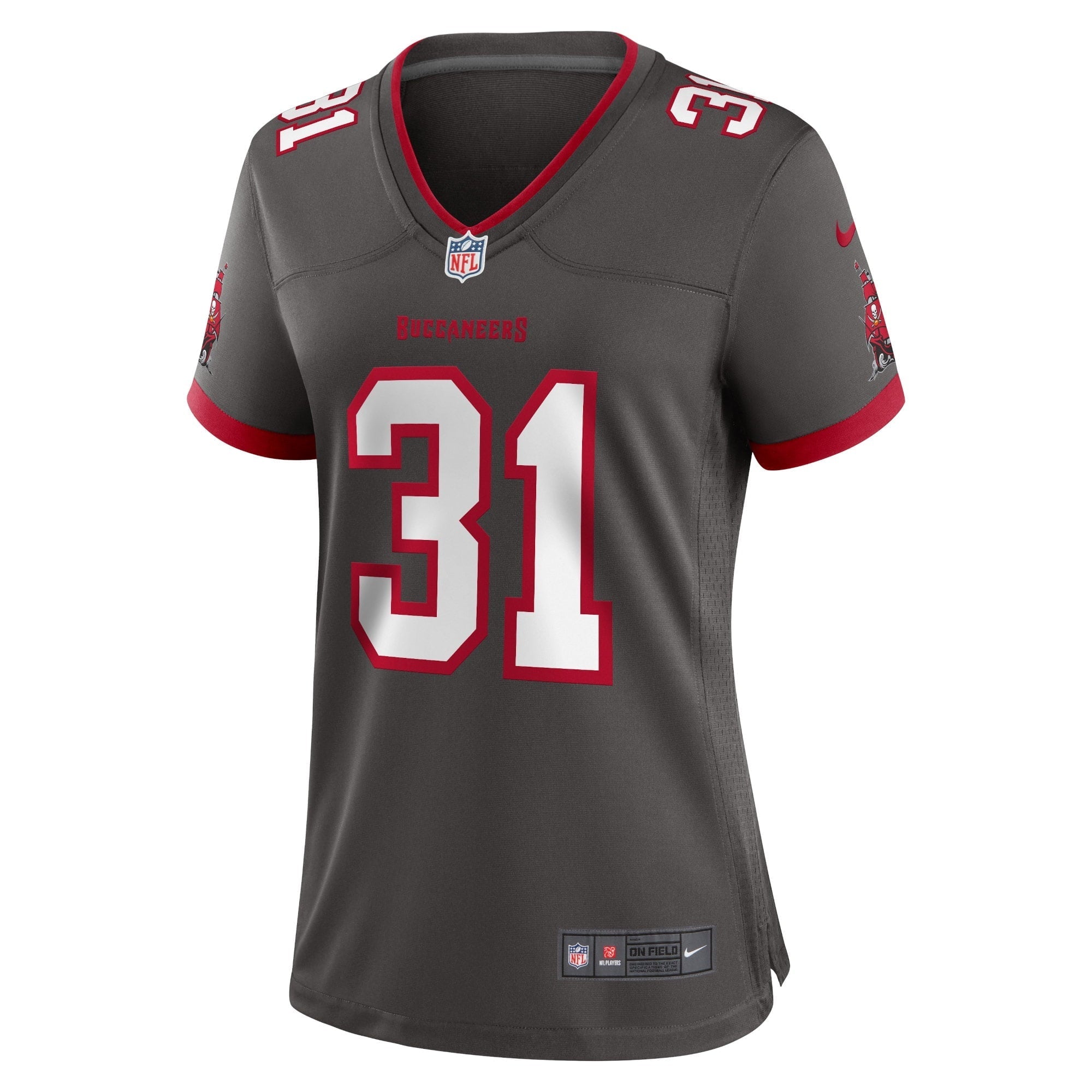Women's Nike Antoine Winfield Jr. Pewter Tampa Bay Buccaneers Game Jersey - vstockx