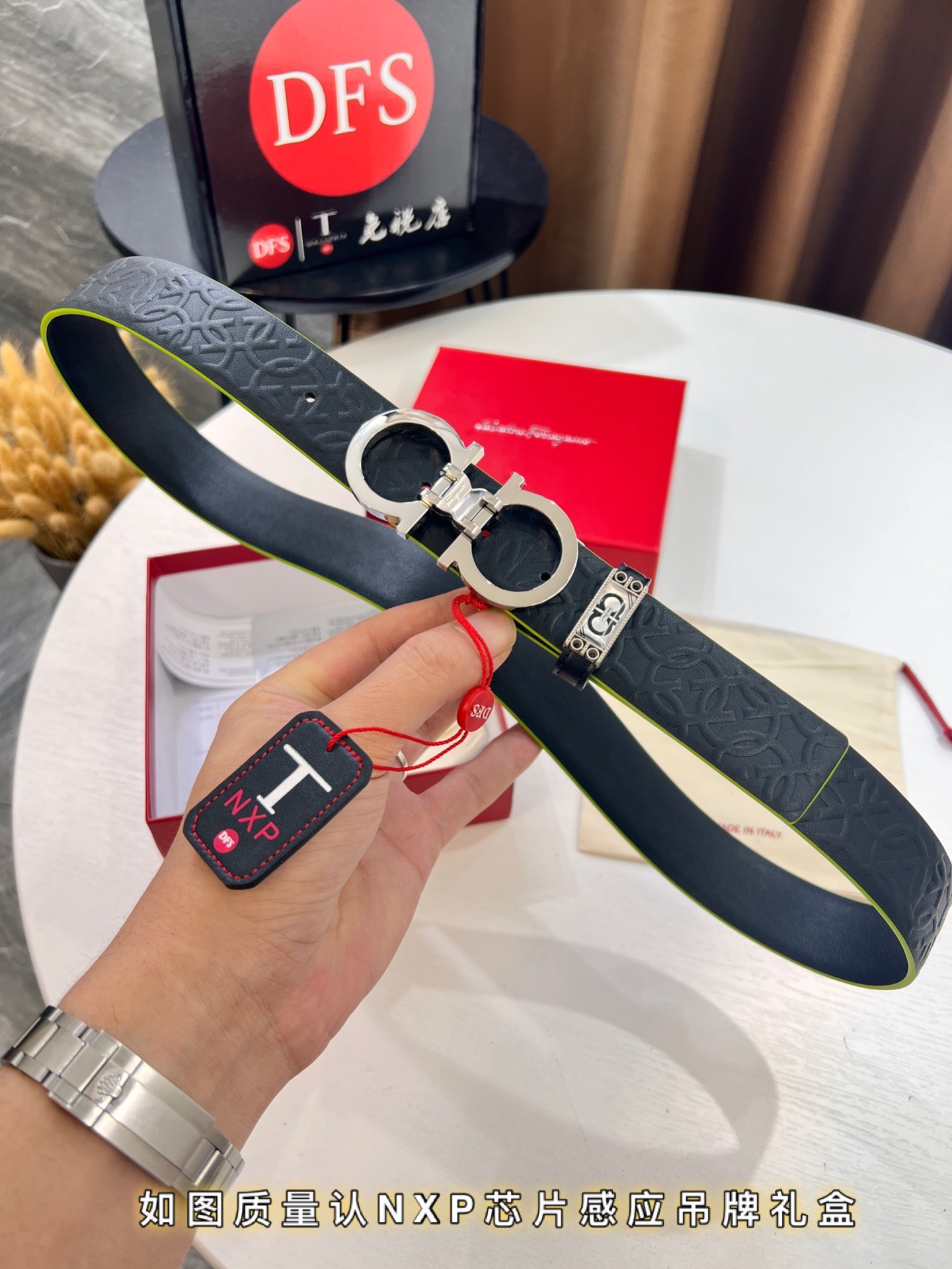 Streetwear Belt Ferragamo 320350 size:3.5cm - vstockx