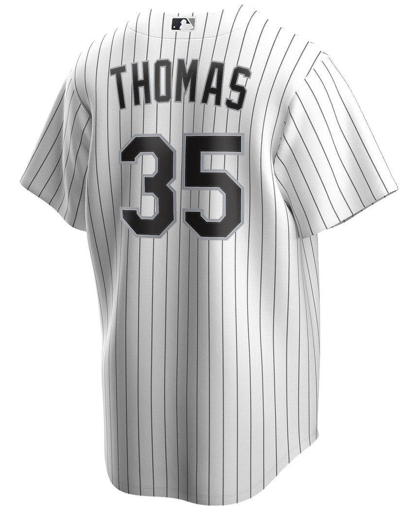 Men's Frank Thomas Chicago White Sox White Home Premium Stitch Replica Jersey - vstockx
