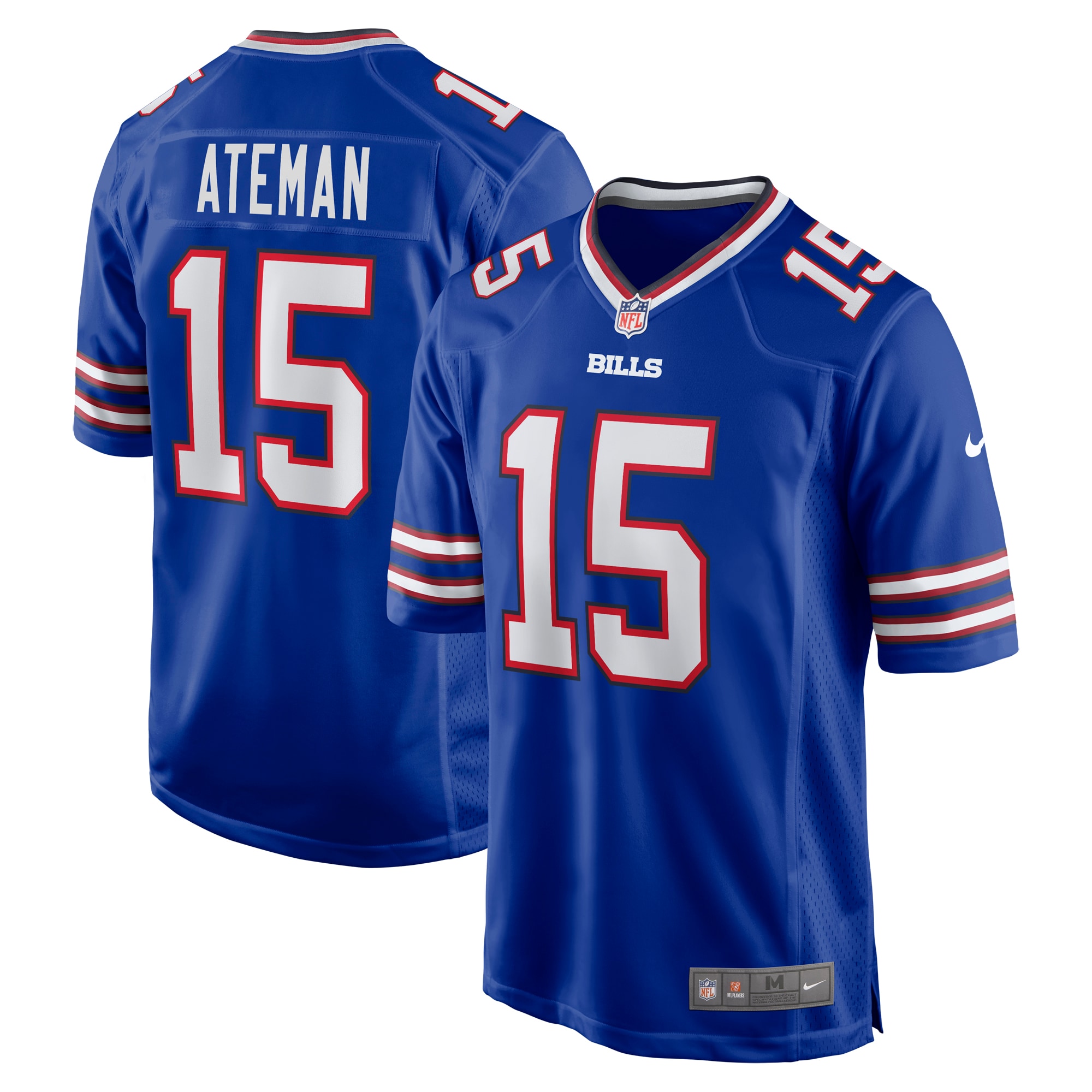 Marcell Ateman Buffalo Bills Nike Team Game Jersey - Royal - vstockx