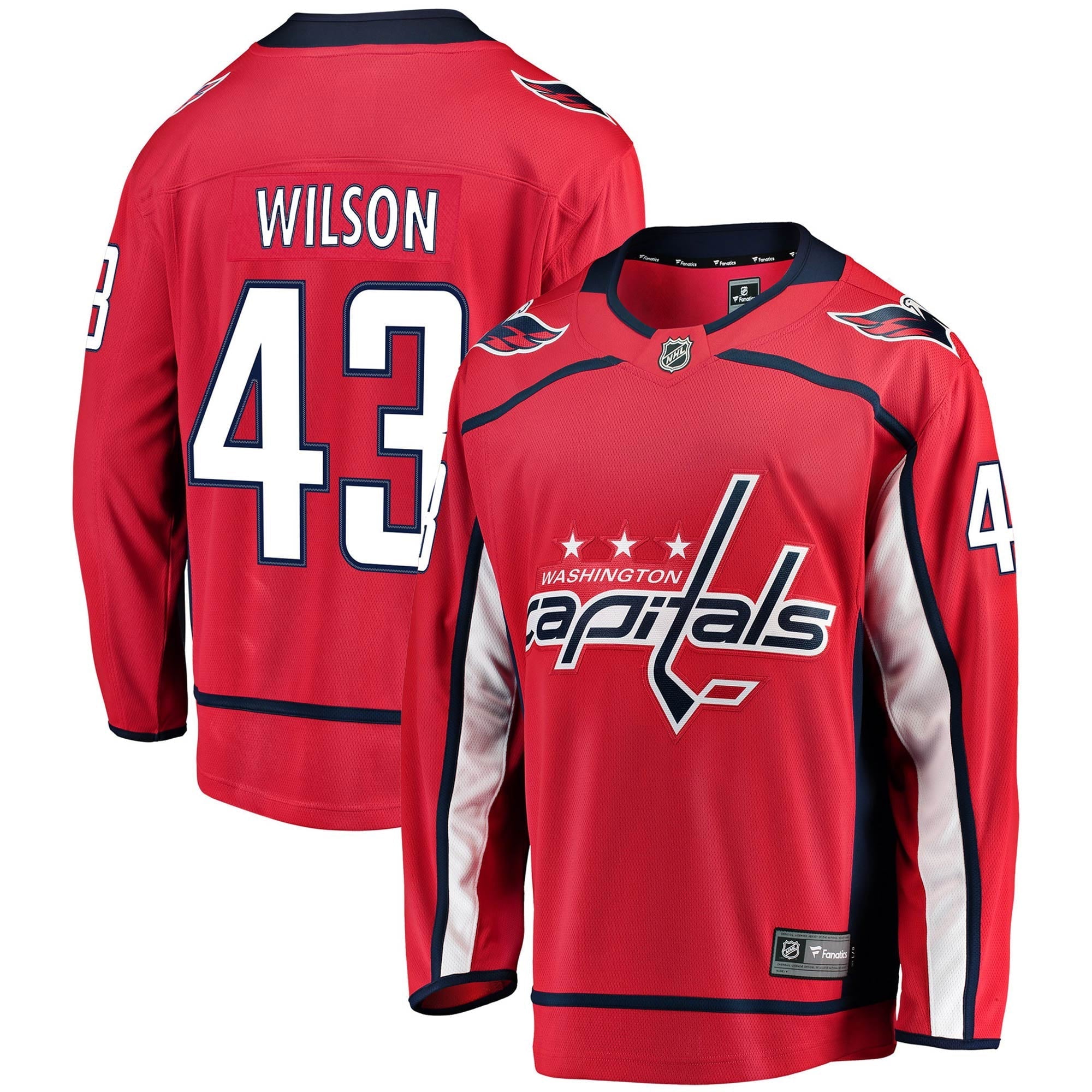 Men's Fanatics Branded Tom Wilson Red Washington Capitals Home Premier Breakaway Player Jersey - vstockx