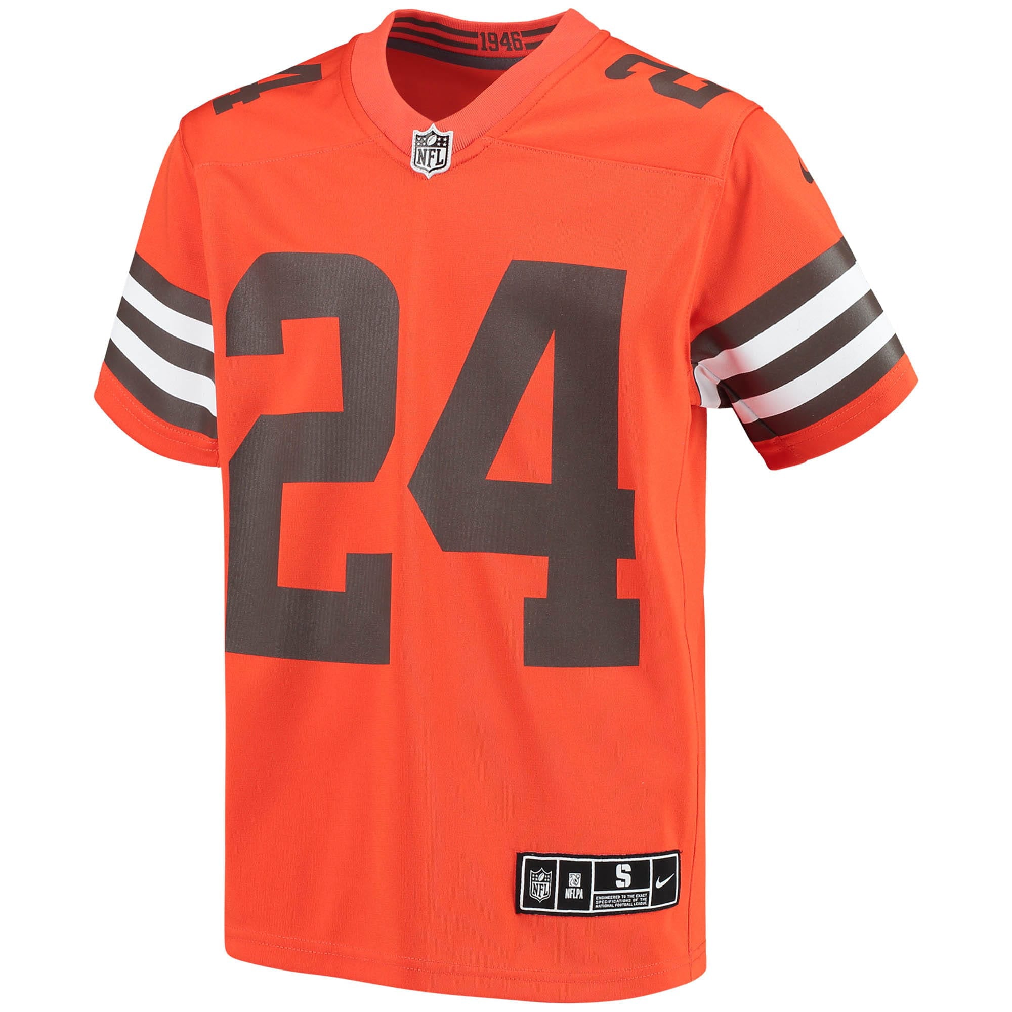 Youth Nike Nick Chubb Orange Cleveland Browns Inverted Team Game Jersey - vstockx