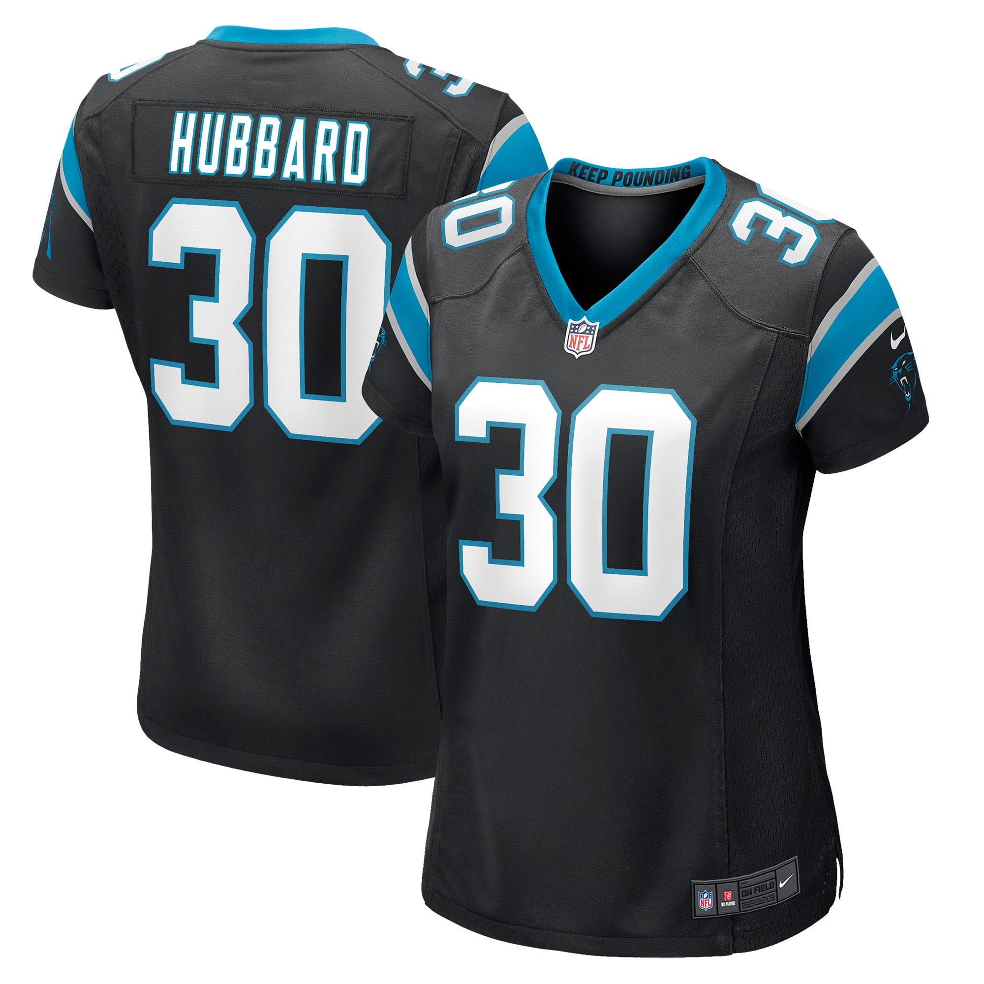 Chuba Hubbard Carolina Panthers Nike Women's Game Jersey - Black - vstockx