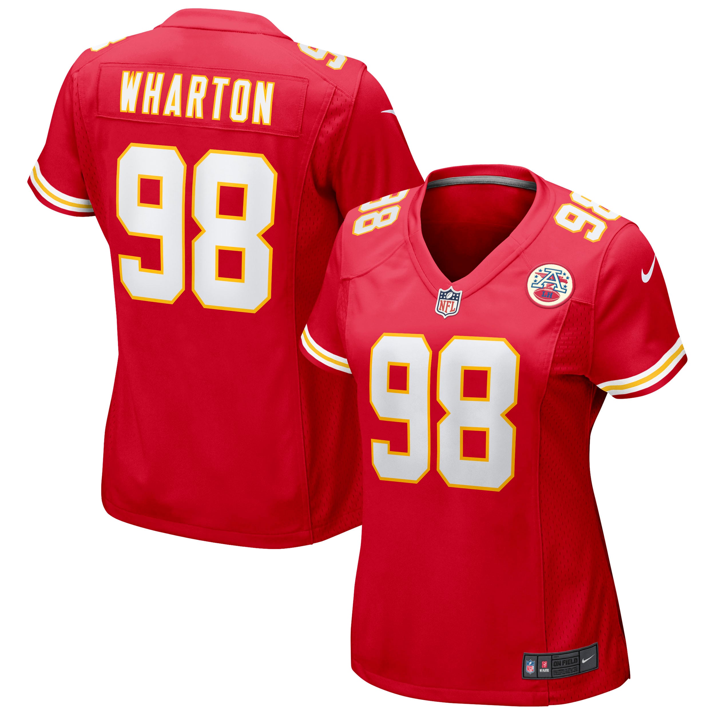 Tershawn Wharton Kansas City Chiefs Nike Women's Game Jersey - Red - vstockx